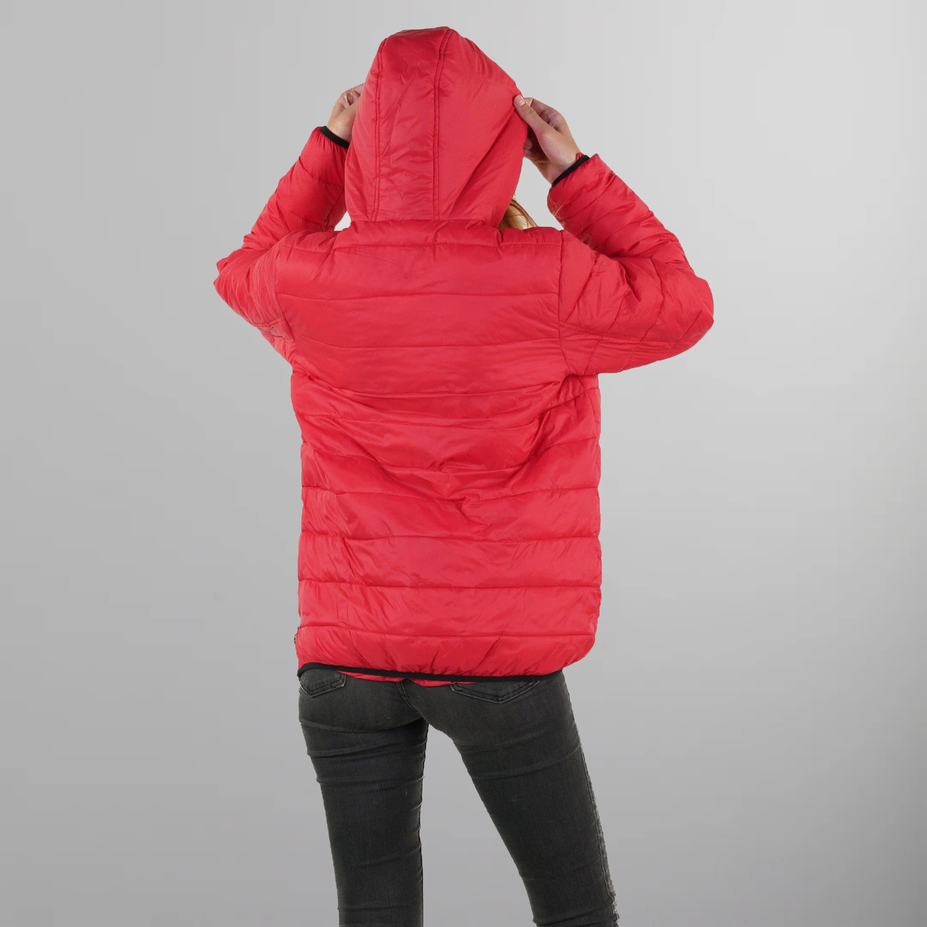 Women's Popover Puffer Oversized Jacket - FINAL SALE Womens Jacket Members Only 