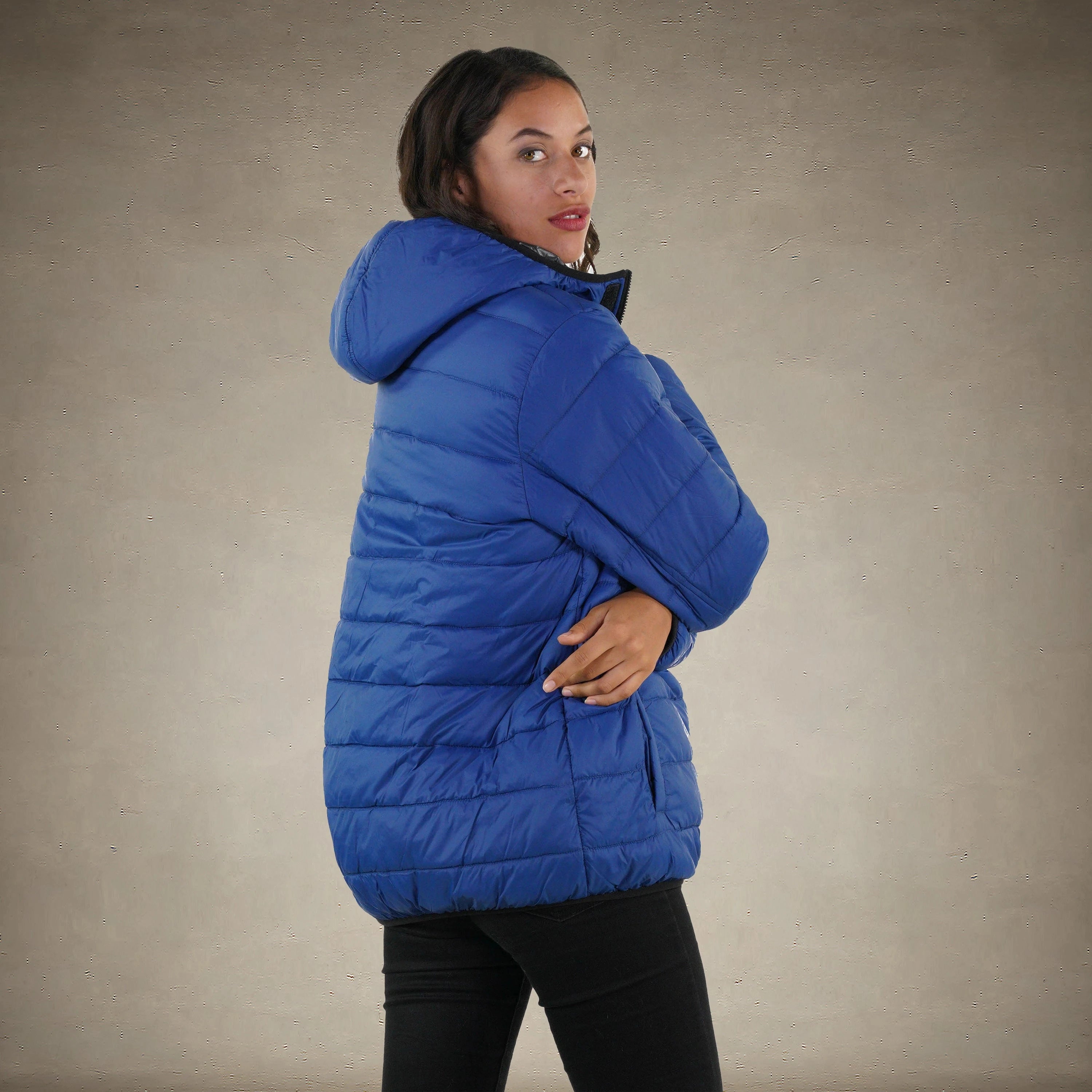 Women's Popover Puffer Oversized Jacket - FINAL SALE Womens Jacket Members Only® 