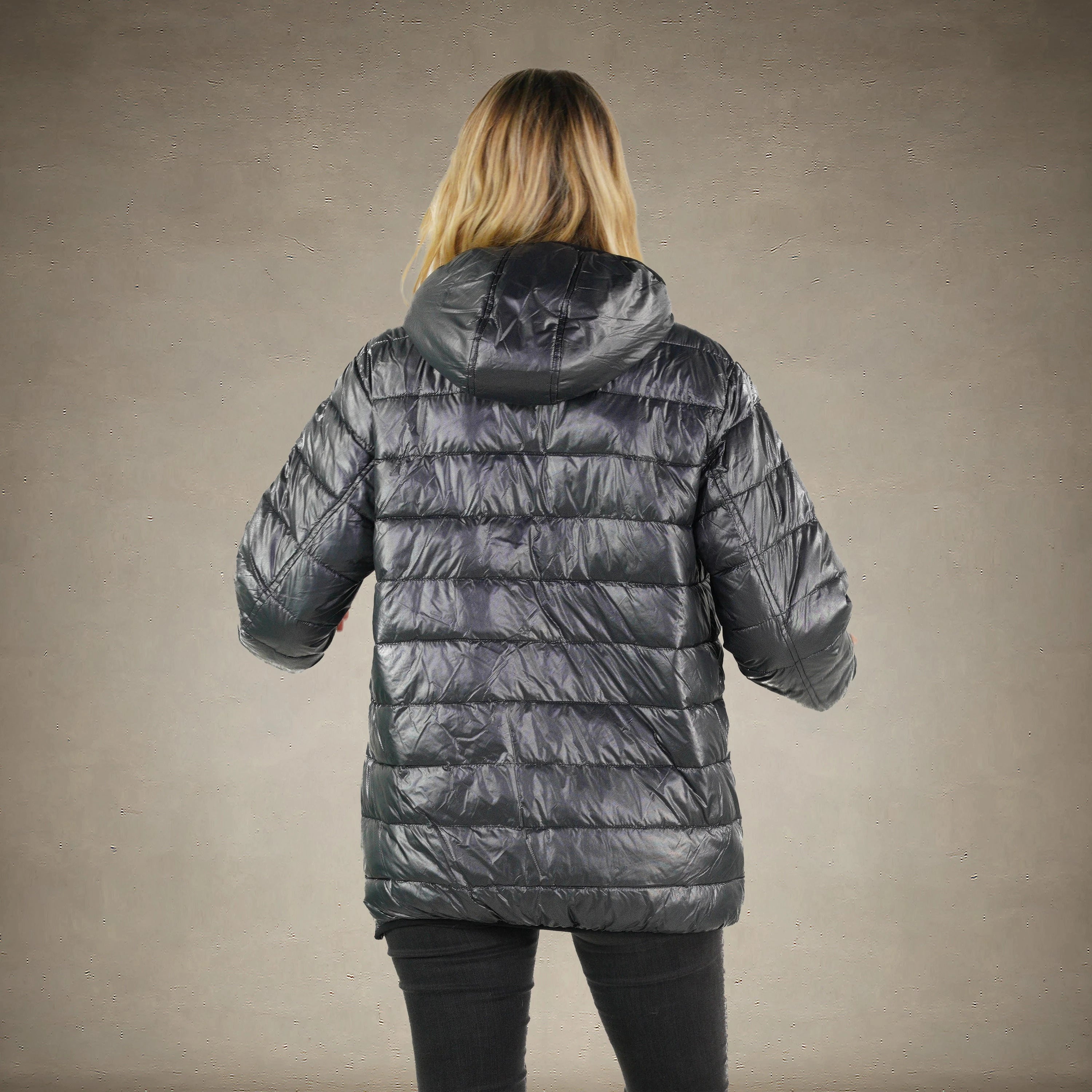 Women's Popover Puffer Oversized Jacket - FINAL SALE Womens Jacket Members Only® 