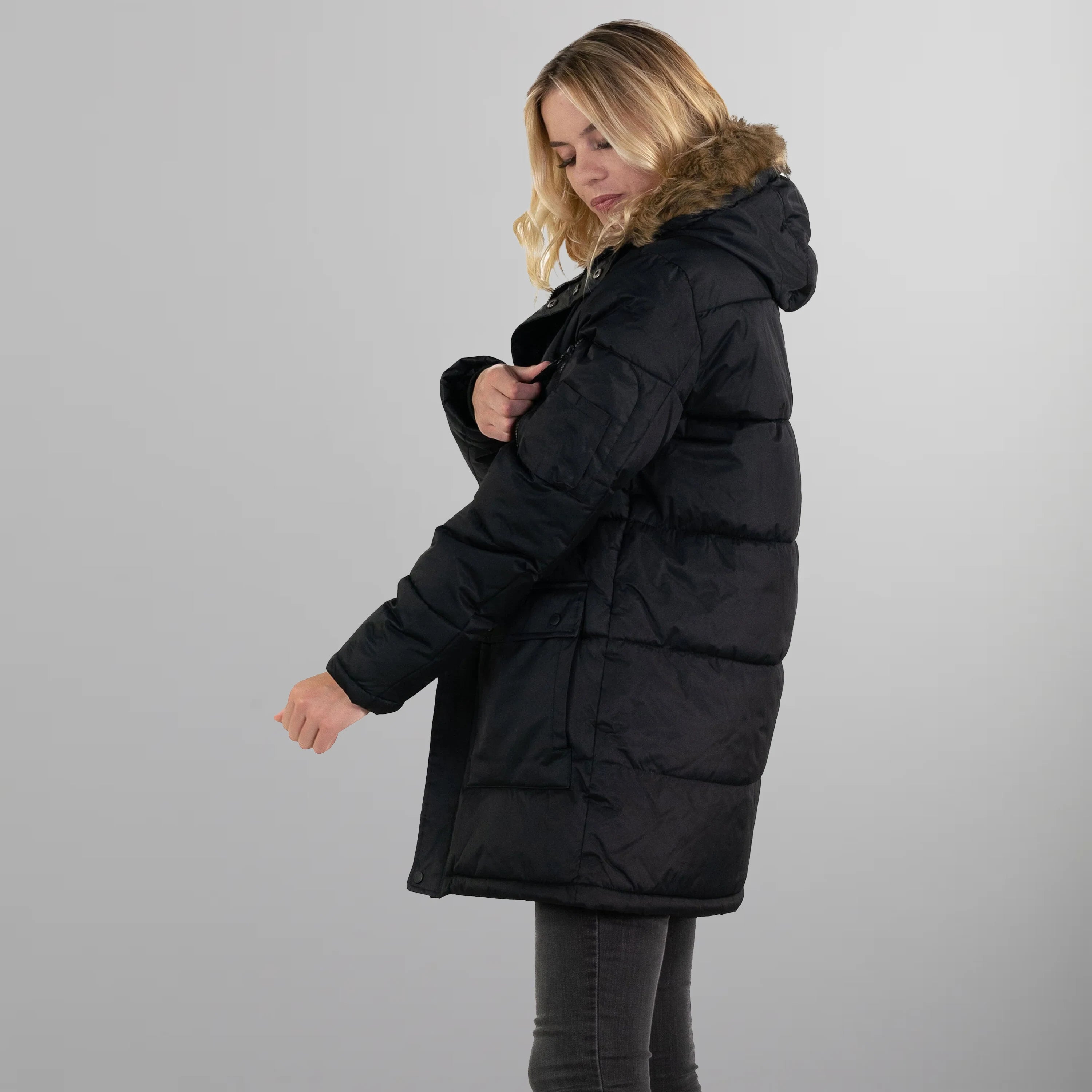 Women's Snorkel Puffer Oversized Jacket - FINAL SALE Womens Jacket Members Only 