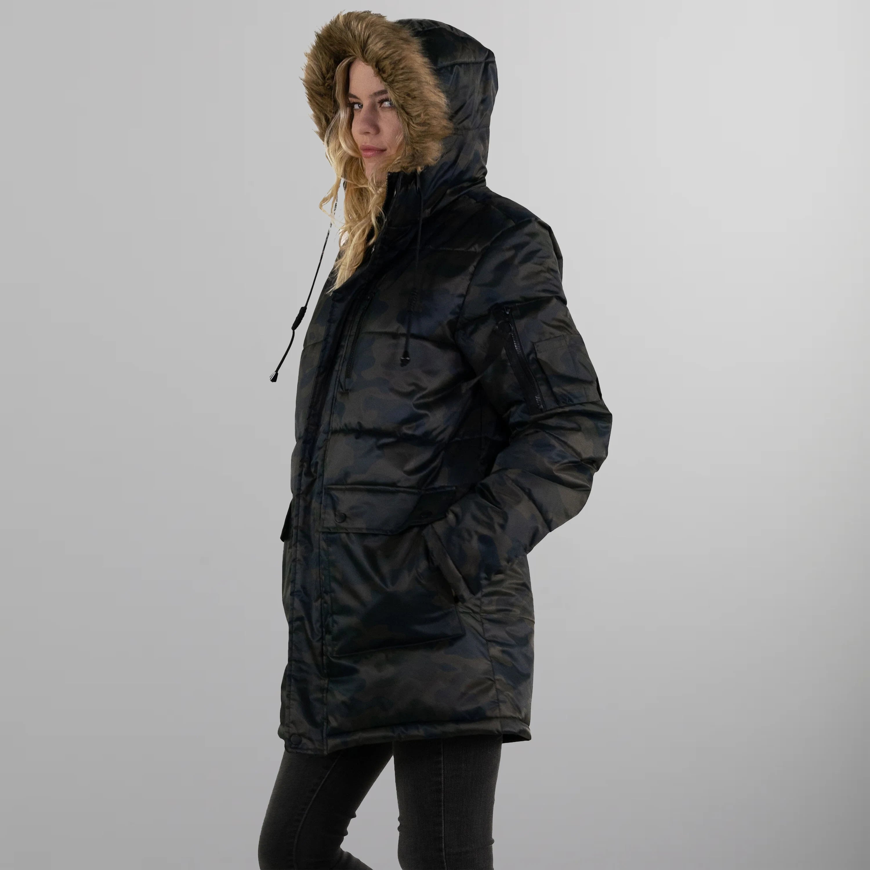 Women's Snorkel Puffer Oversized Jacket - FINAL SALE Womens Jacket Members Only 