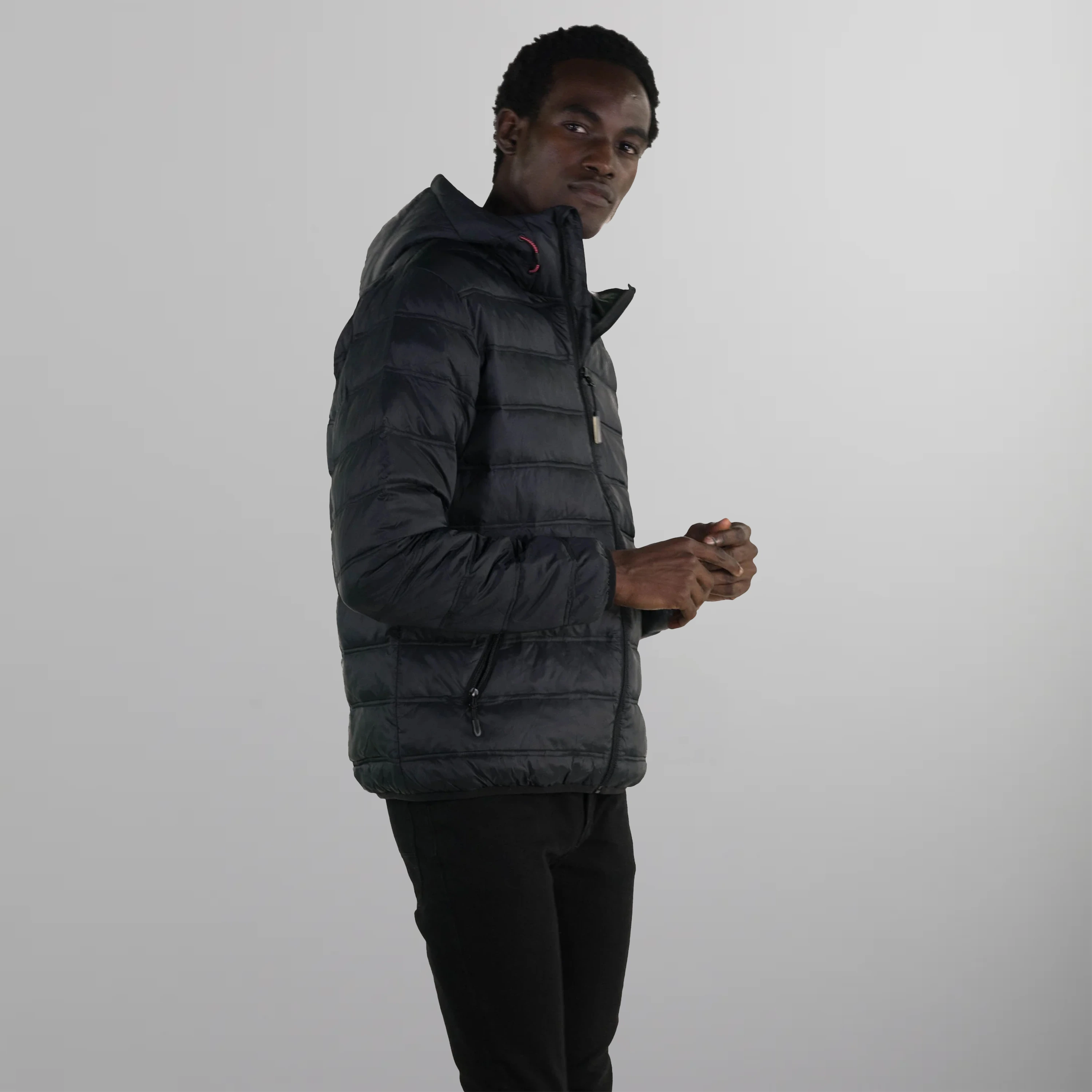 Men's Zip Front Puffer Jacket - FINAL SALE Men's Jackets Members Only 