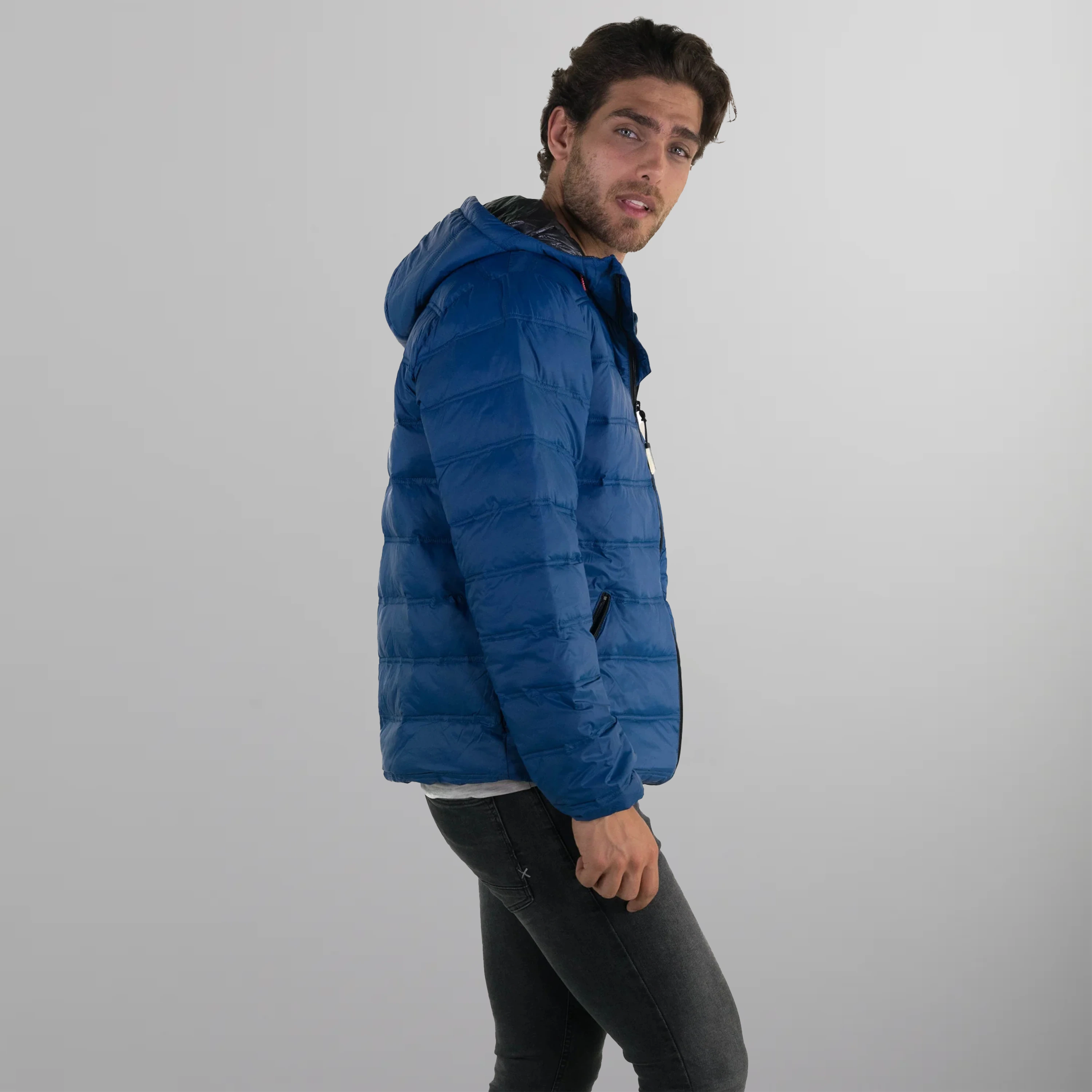 Men's Zip Front Puffer Jacket - FINAL SALE Men's Jackets Members Only 