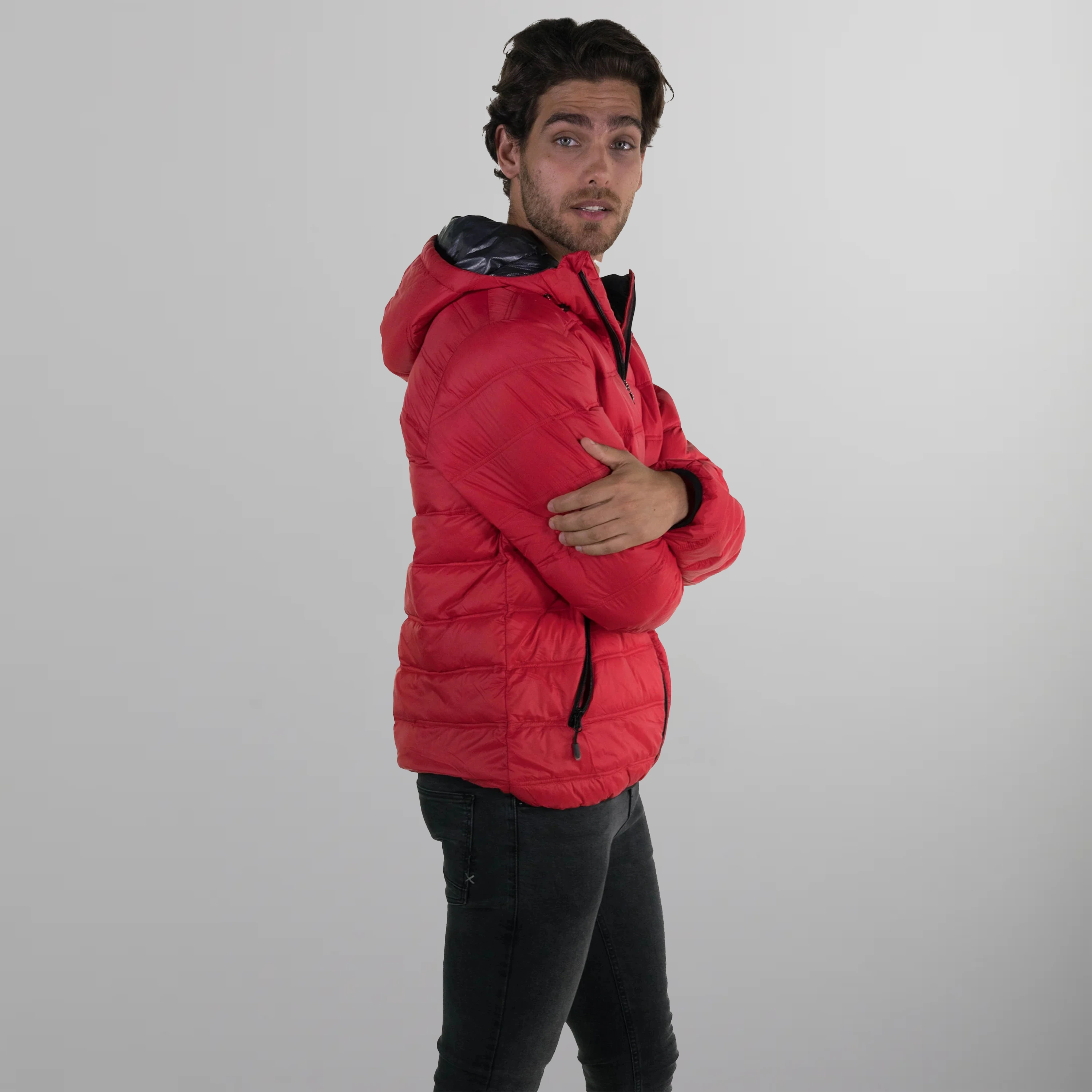 Men's Zip Front Puffer Jacket - FINAL SALE Men's Jackets Members Only 