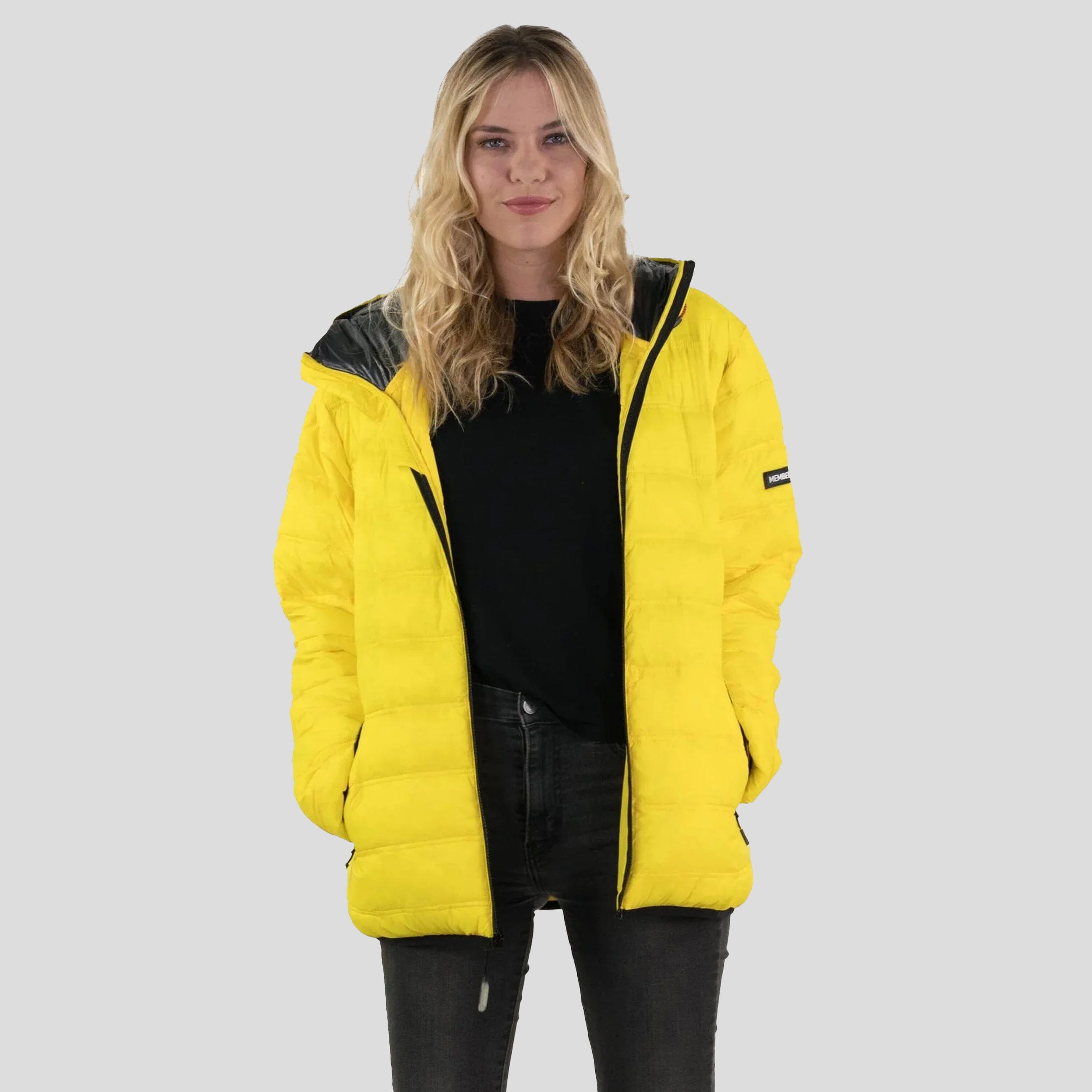 Women's Zip Front Puffer Oversized Jacket - FINAL SALE Womens Jacket Members Only 