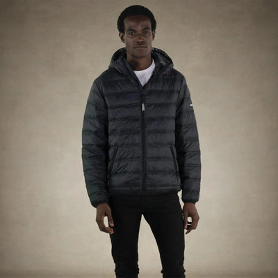 Men's Zip Front Puffer Jacket - FINAL SALE Men's Jackets Members Only® Black Small 