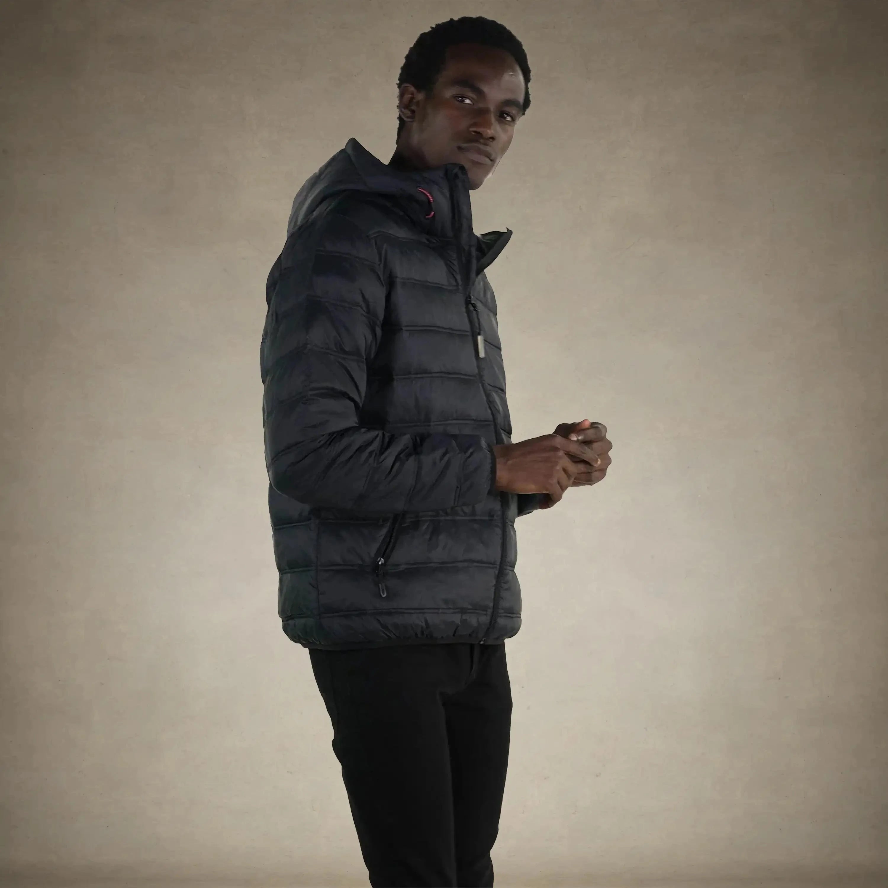 Men's Zip Front Puffer Jacket - FINAL SALE Men's Jackets Members Only® 