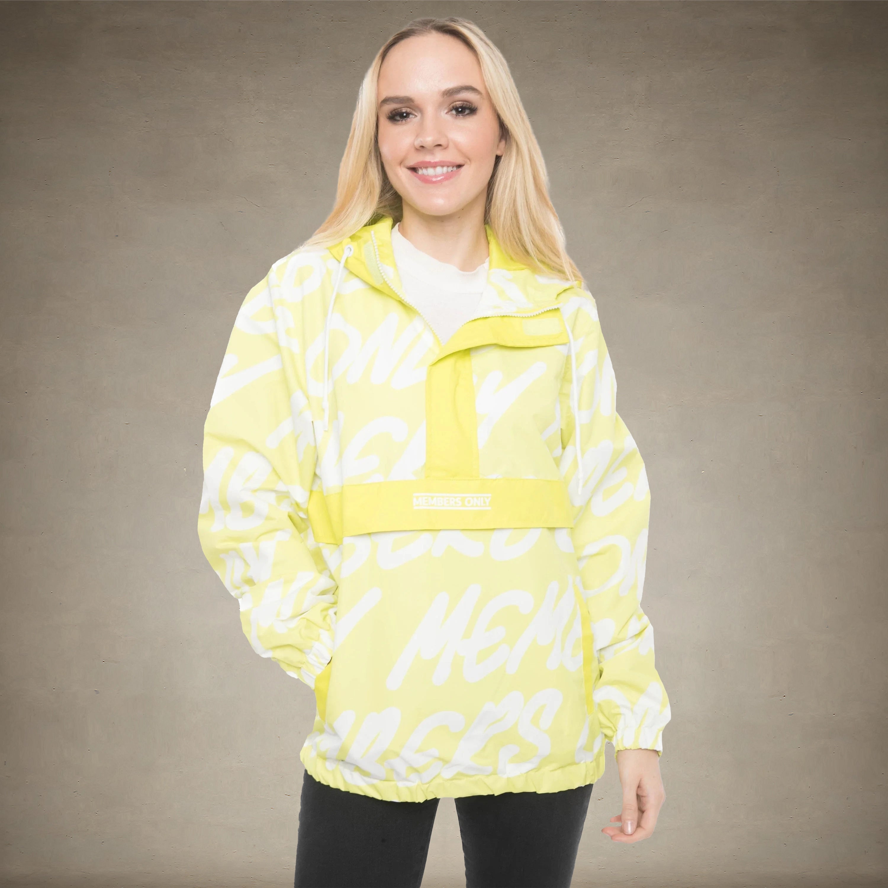 Women's Print Popover Oversized Jacket - FINAL SALE jacket Members Only 