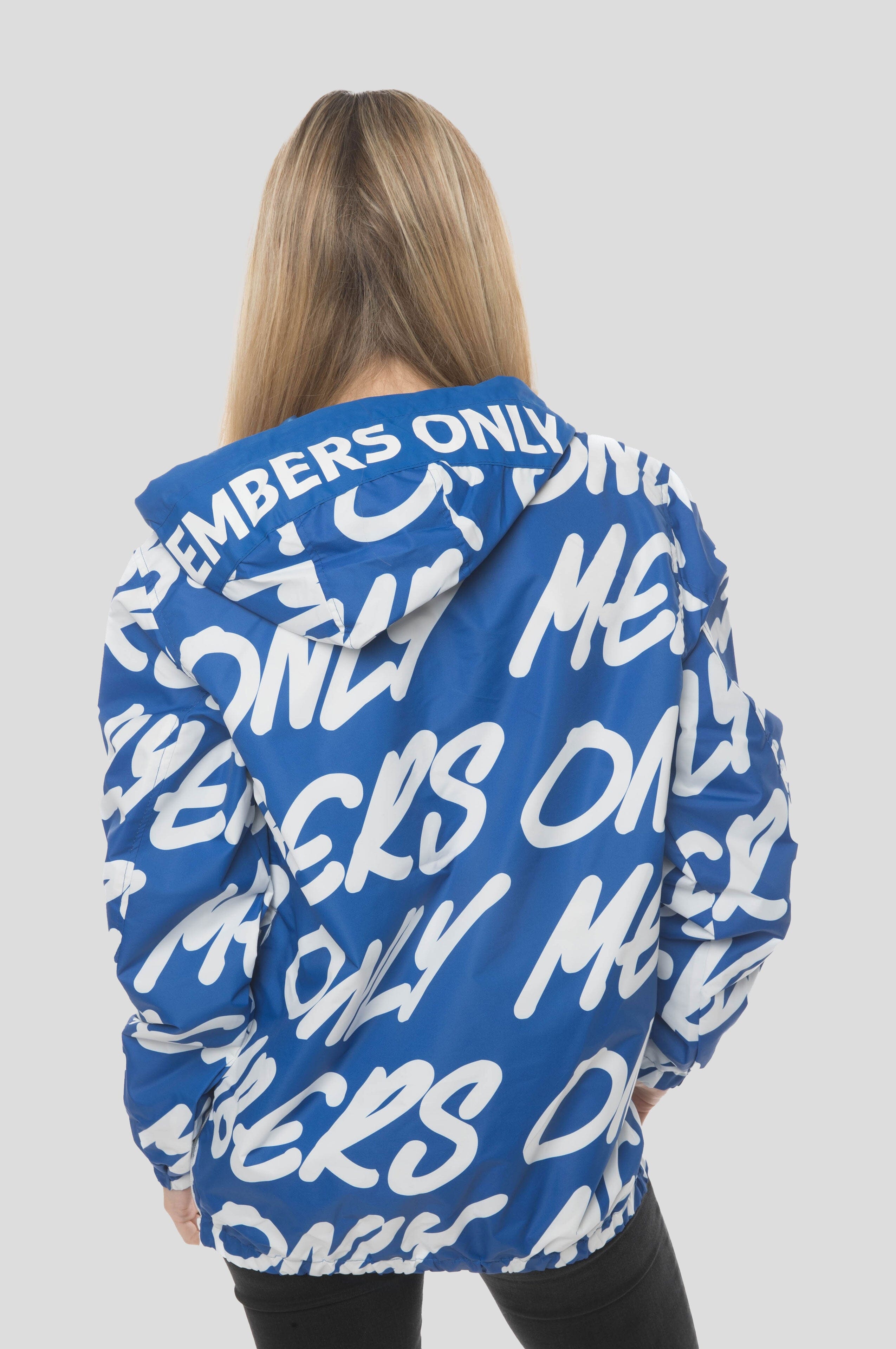 Women's Print Popover Oversized Jacket - FINAL SALE jacket Members Only 