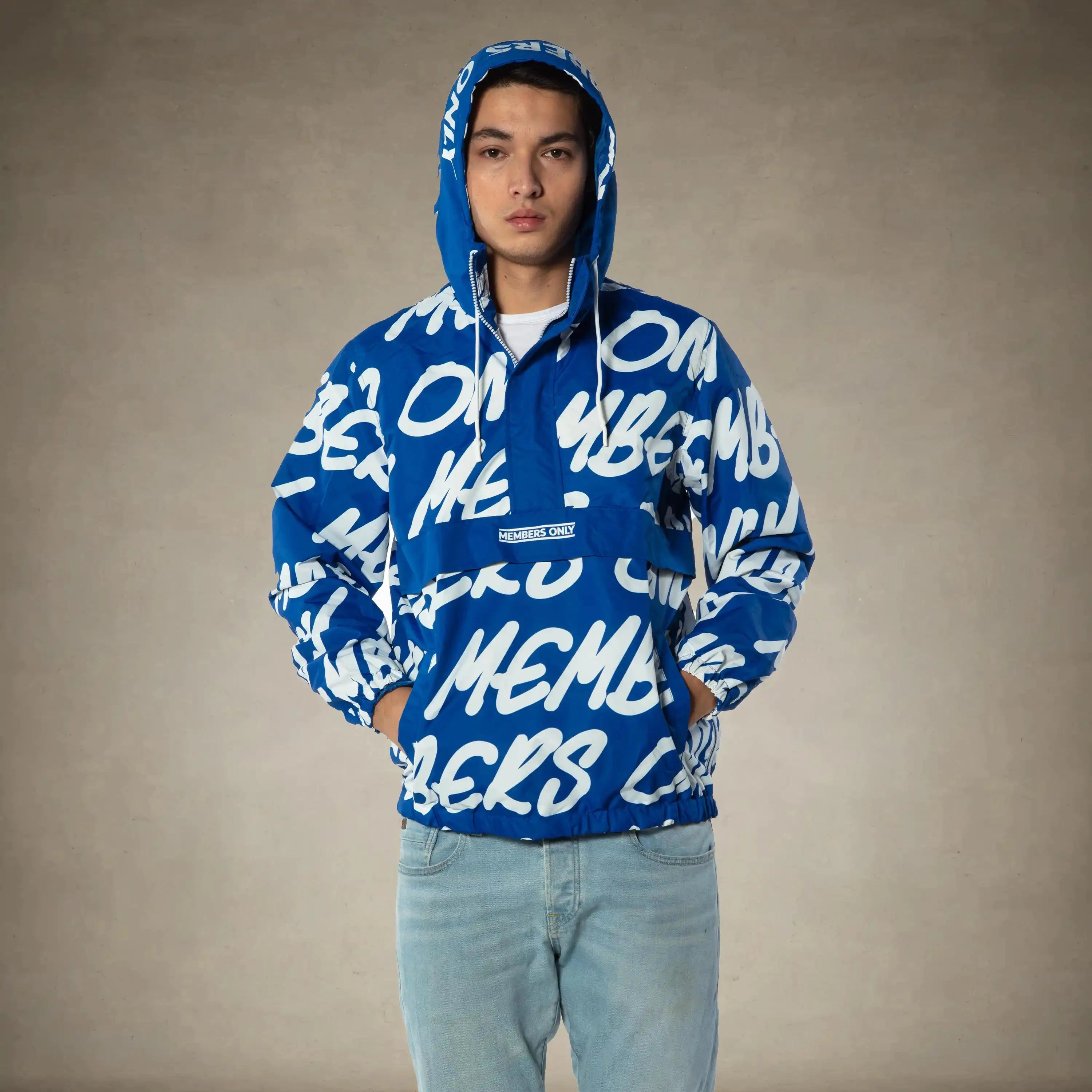 Men's Translucent Camo Print Popover Jacket - FINAL SALE Men's Jackets Members Only® 
