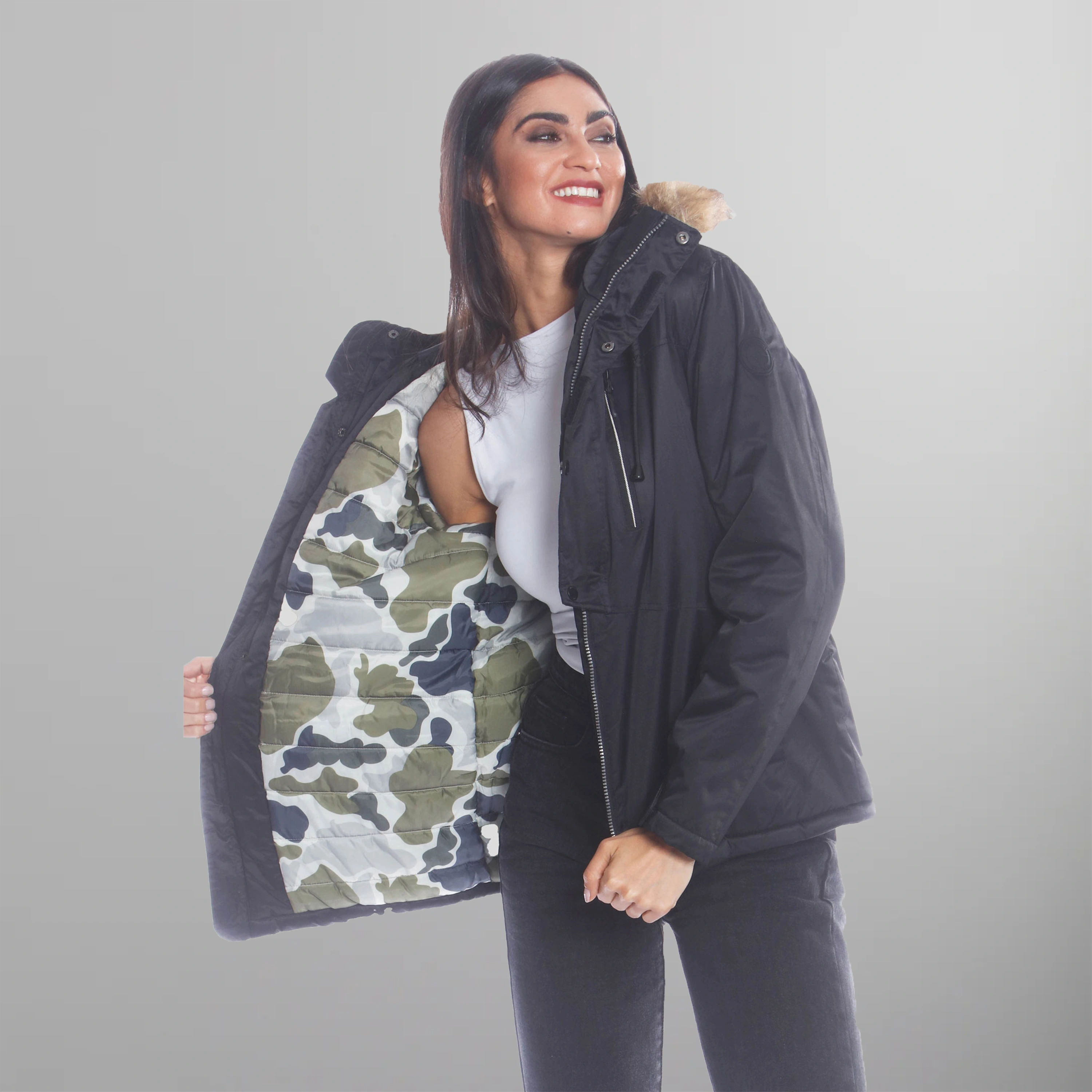 Women's Snorkel Oversized Jacket - FINAL SALE Womens Jacket Members Only 