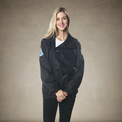 Women's Asymmetrical Windbreaker Oversized Jacket - FINAL SALE Womens Jacket Members Only