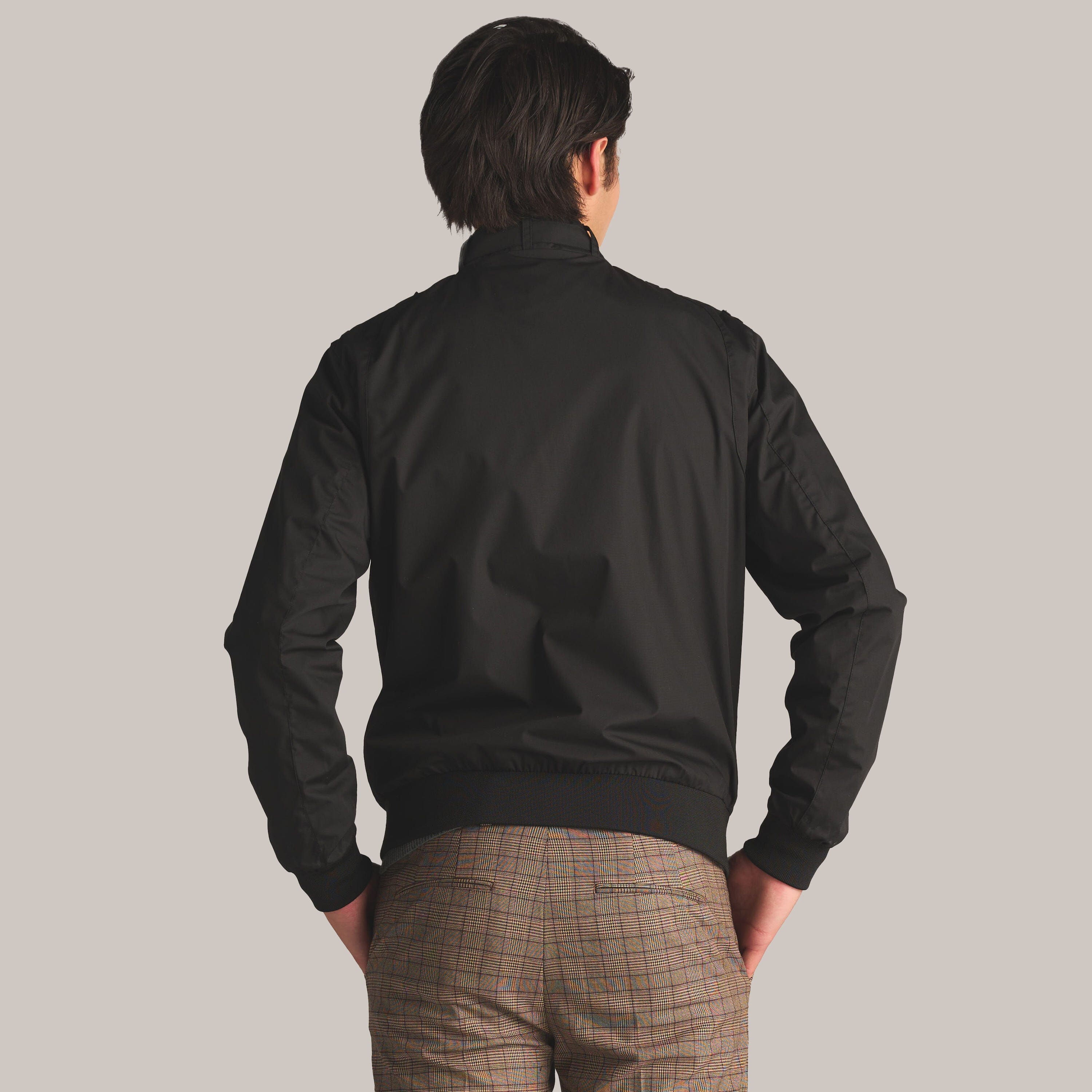 Men's Big & Tall Classic Iconic Racer Jacket (Slim Fit) Unisex Members Only 