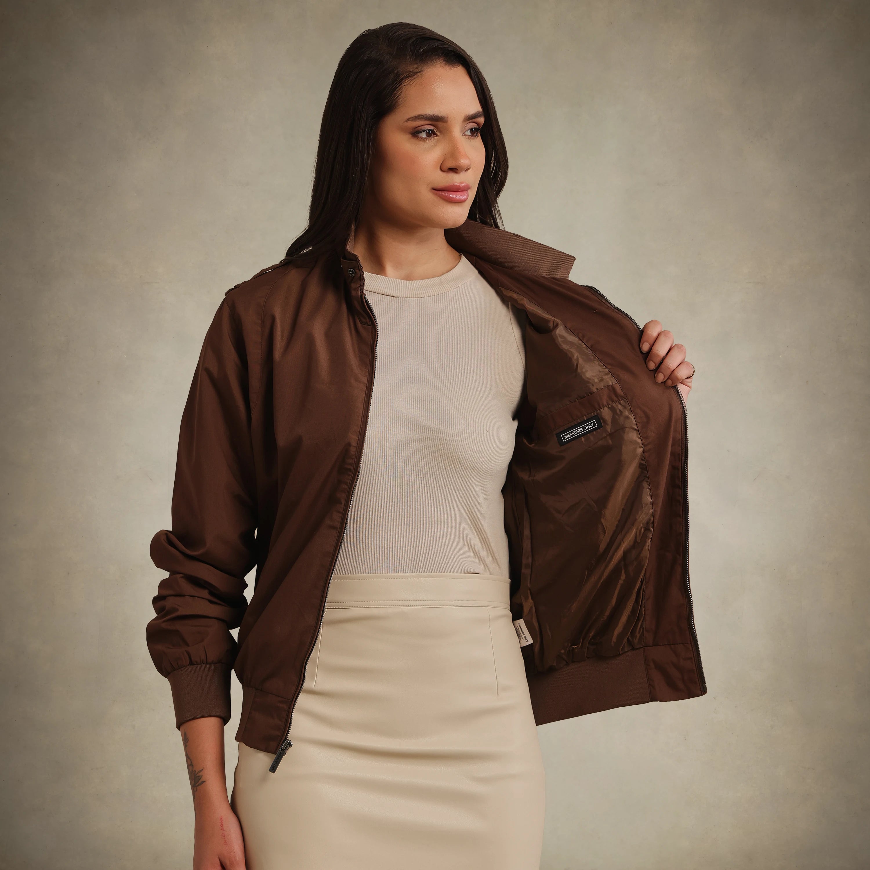 Women's Classic Iconic Racer Oversized Jacket