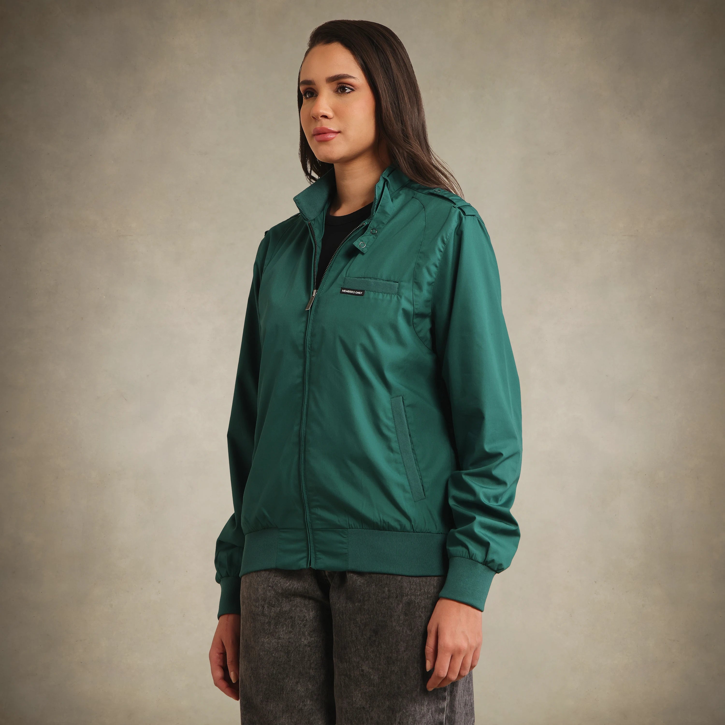 Women's Classic Iconic Racer Oversized Jacket