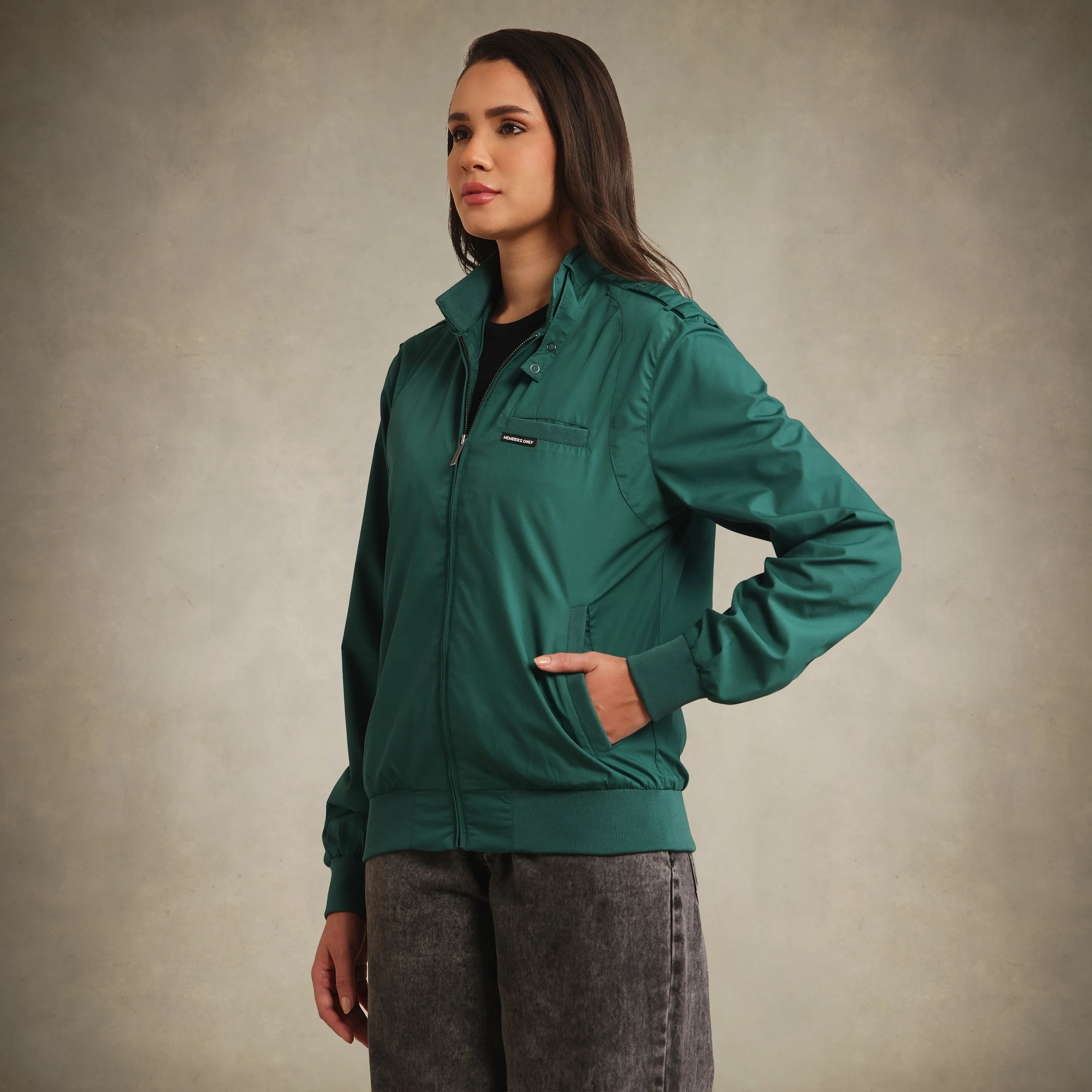 Women's Classic Iconic Racer Oversized Jacket
