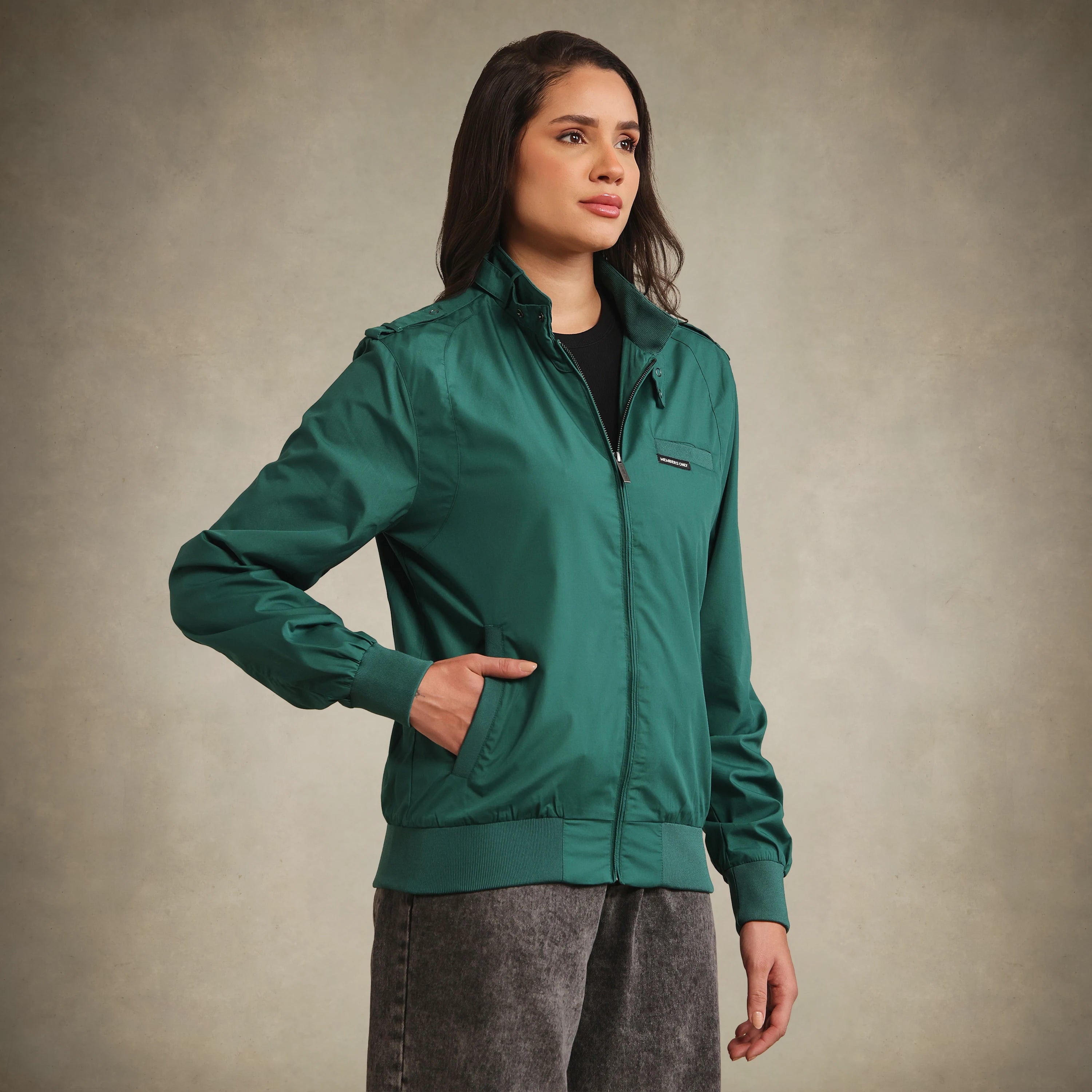 Women's Classic Iconic Racer Oversized Jacket