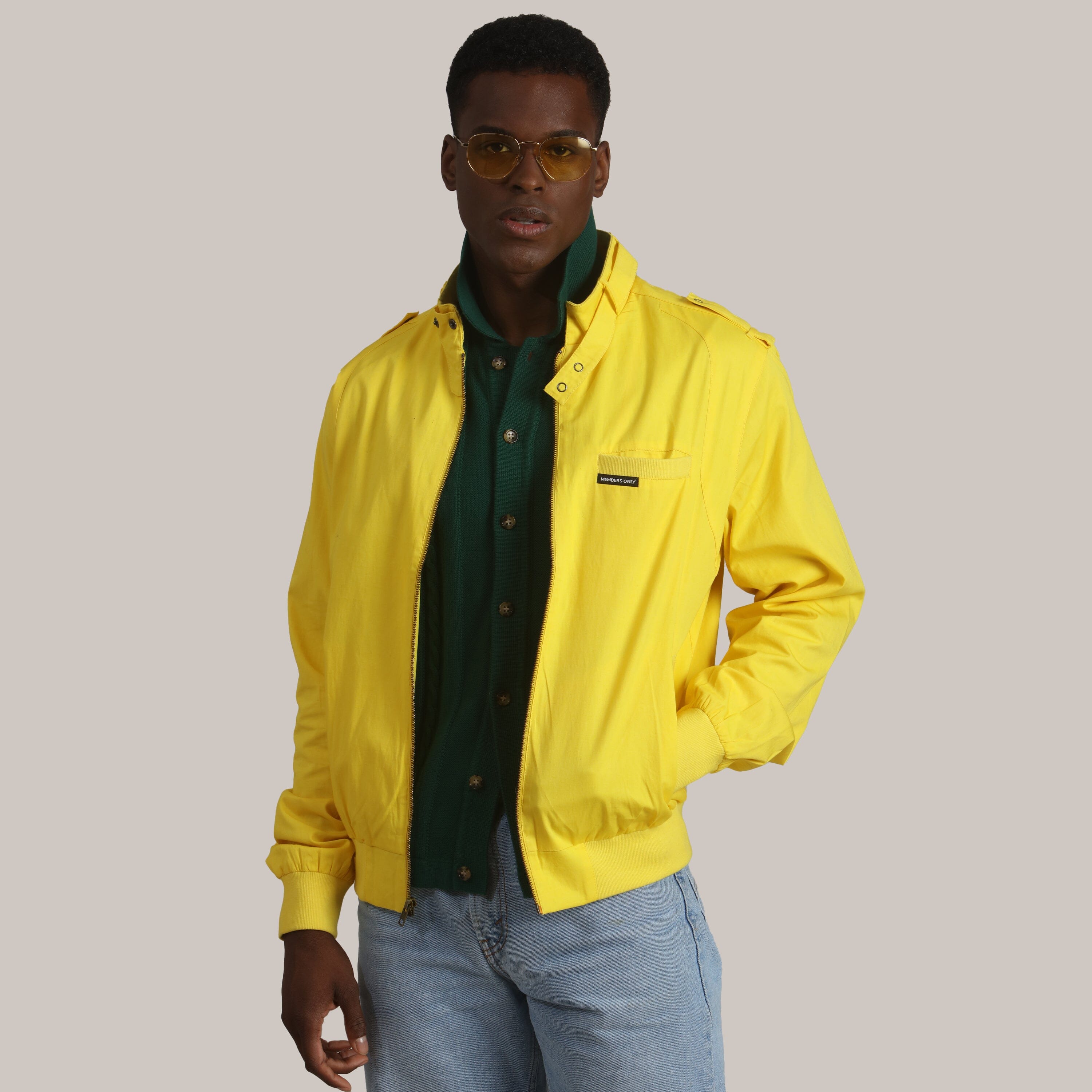 Mens Jashn Yellow Cotton Jacket – shoprah