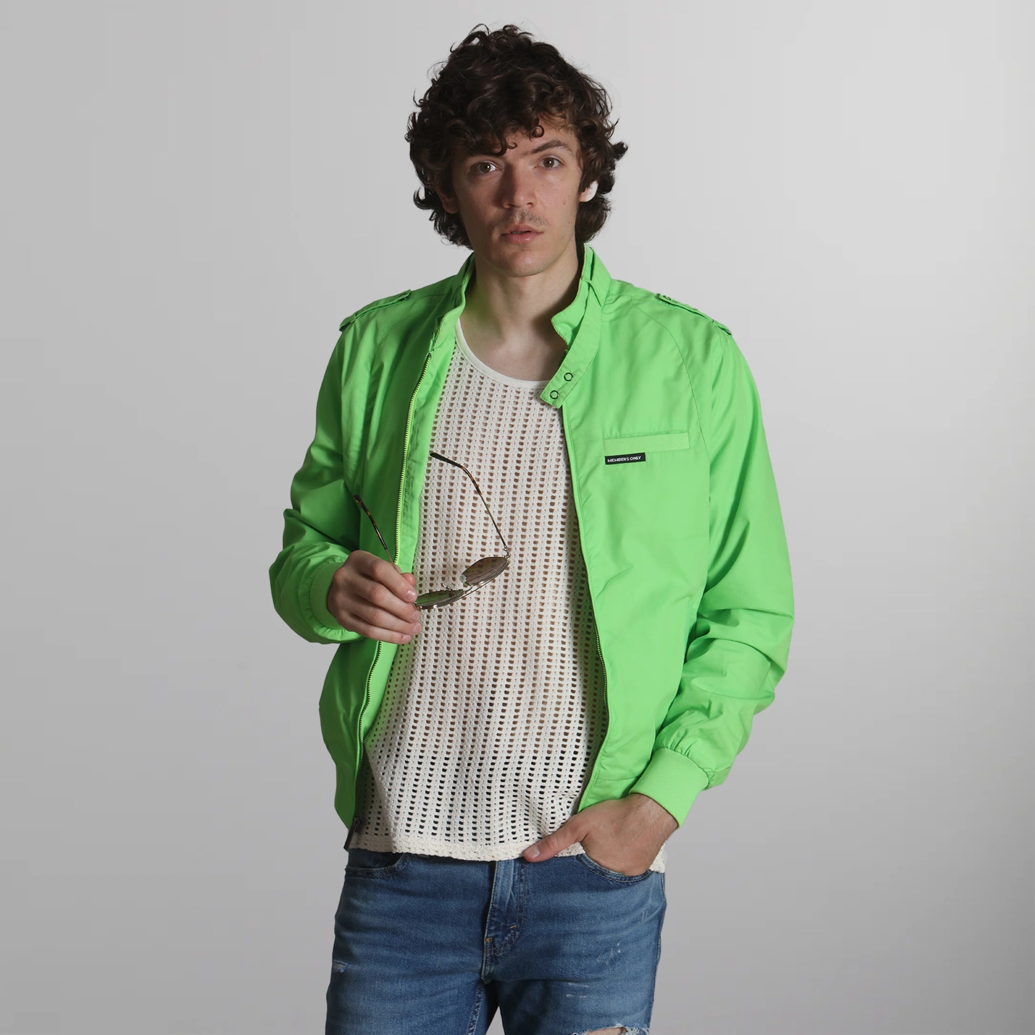 Men's Classic Iconic Racer Jacket Men's Iconic Jacket Members Only 