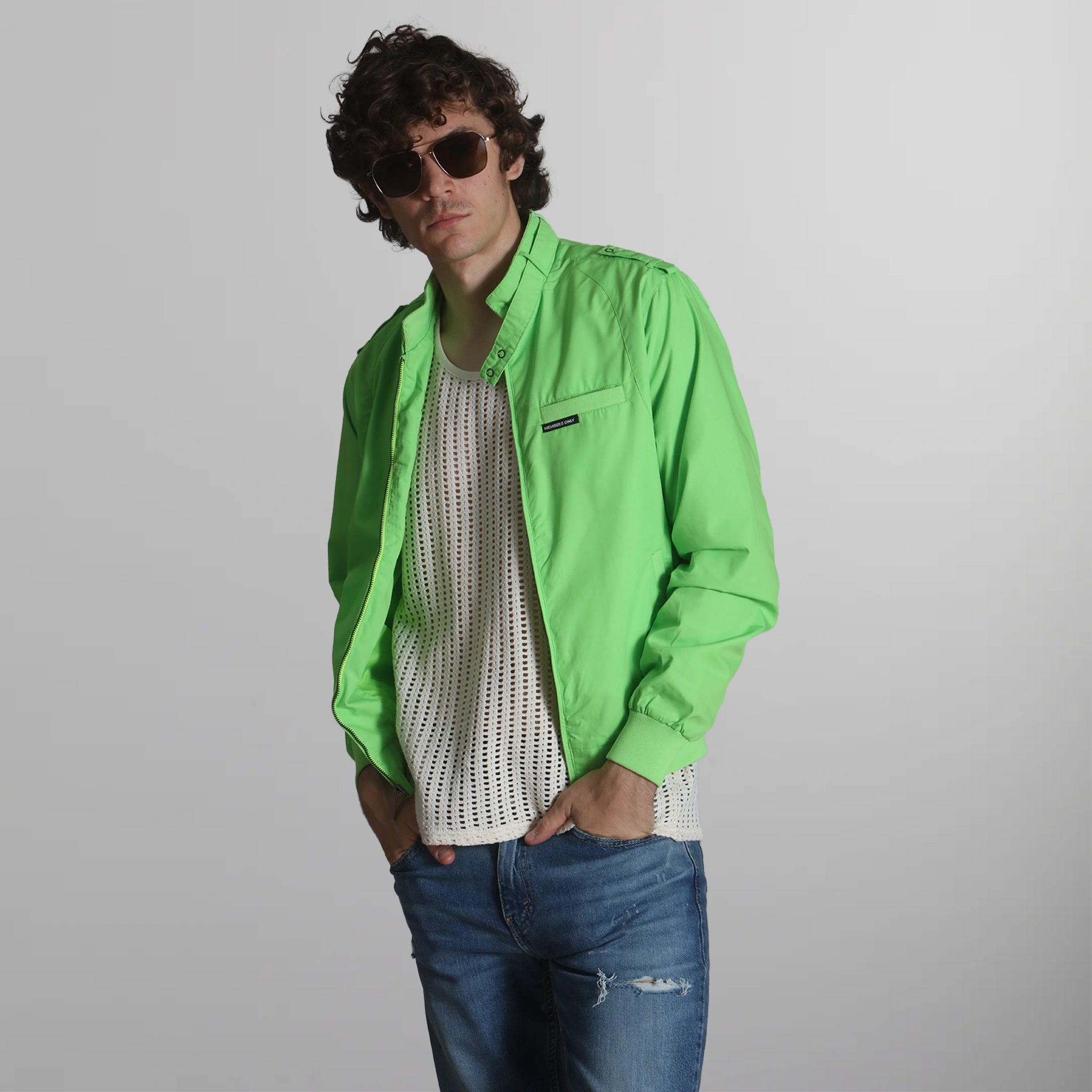 Men's Classic Iconic Racer Jacket Men's Iconic Jacket Members Only 