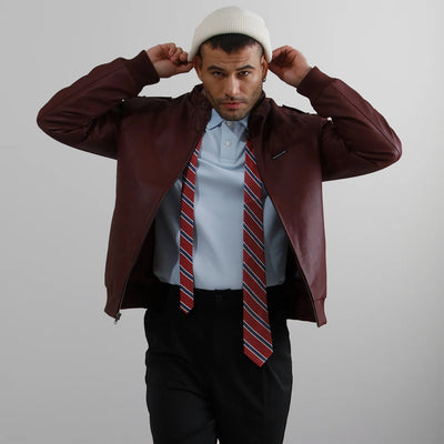 Members Only Origineel Iconic Racer Jacket voor Heren | Slim Fit |, Grijs, M Members Only Origineel Iconic Racer Jacket voor Heren | Slim Fit |, Grijs, M
