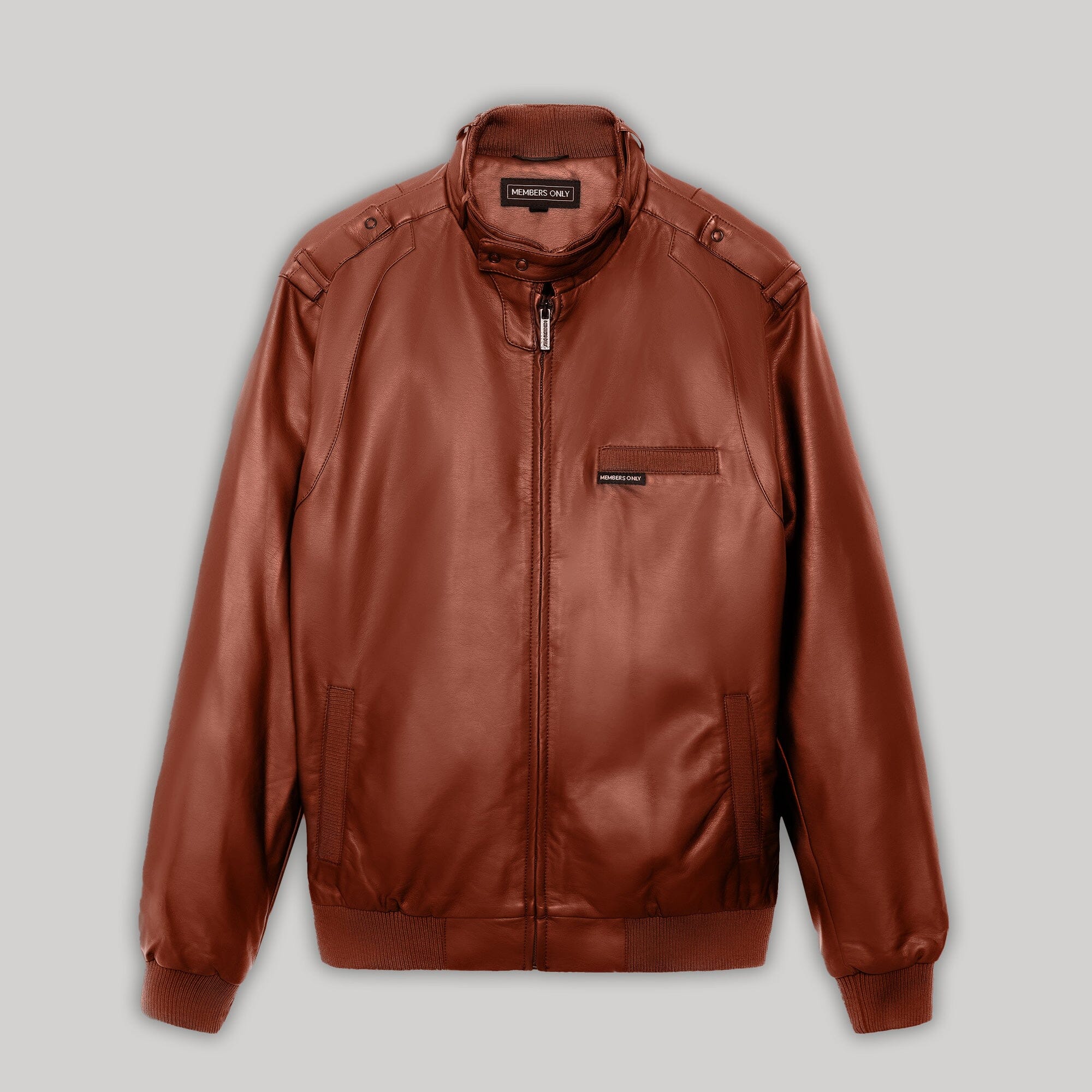 Men's Faux Leather Iconic Racer Jacket