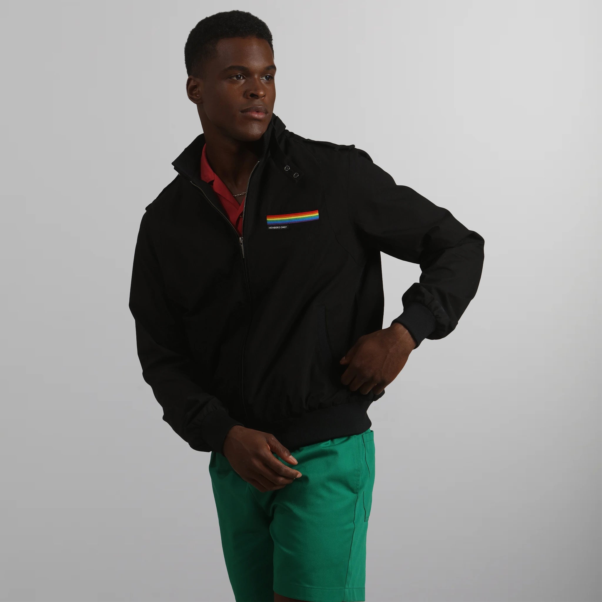 Pride Jacket Men's Iconic Jacket Members Only black