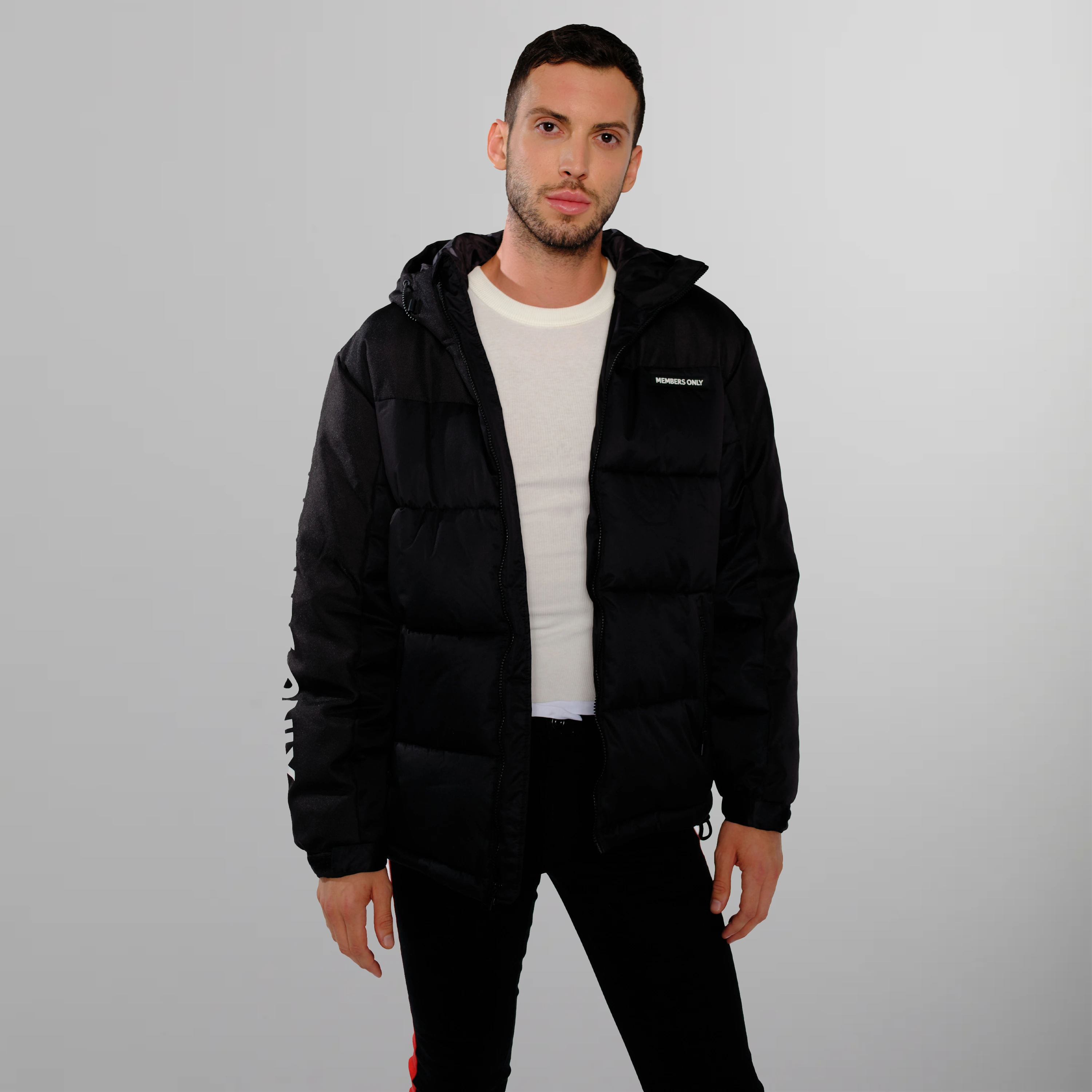 Men's Puffer Jacket - FINAL SALE Men's Jackets Members Only Black Small 