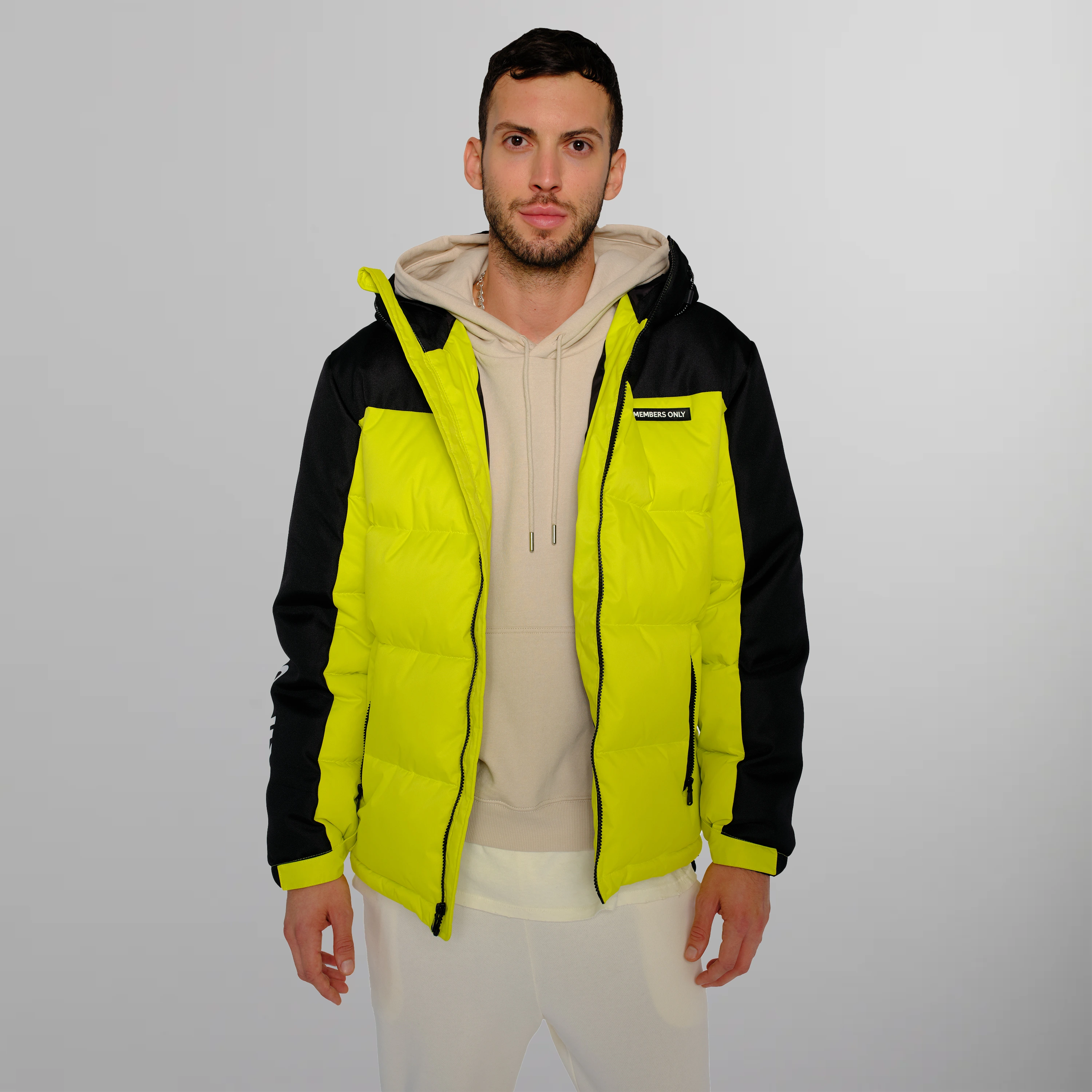 Men's Puffer Jacket - FINAL SALE Men's Jackets Members Only Lime Small 