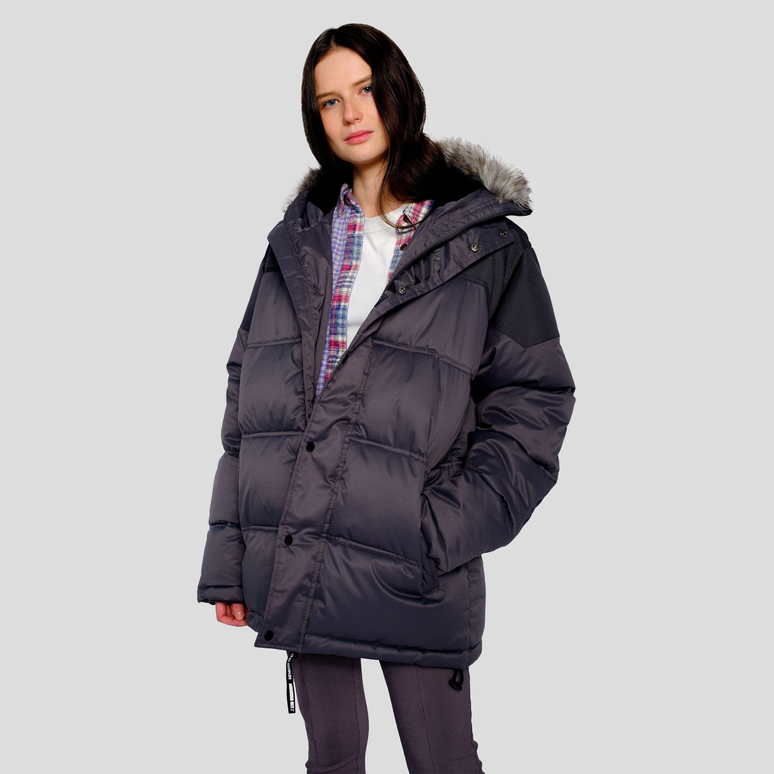 Women's Heavy Snorkel Oversized Jacket Womens Jacket Members Only 