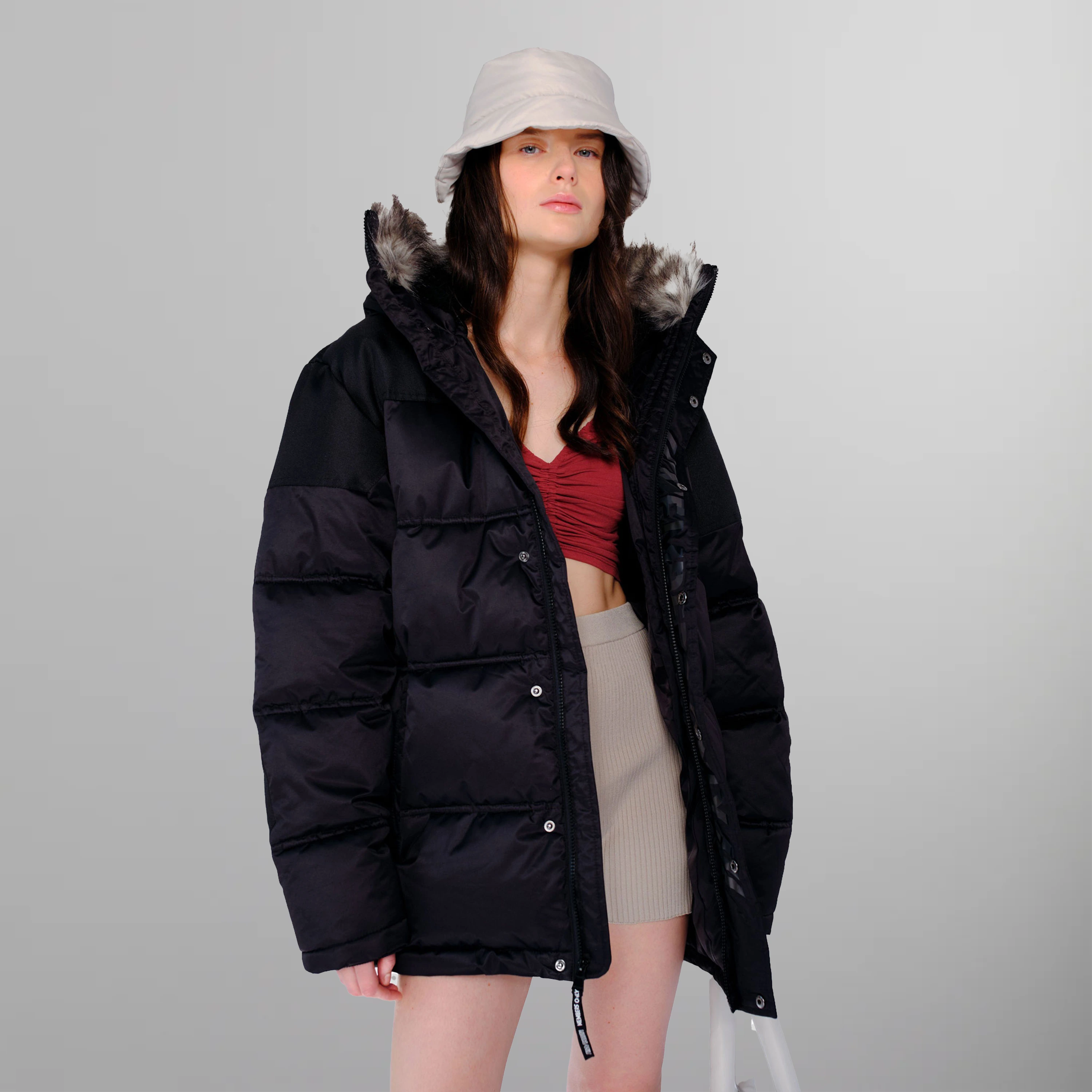 Women's Heavy Snorkel Oversized Jacket - FINAL SALE Womens Jacket Members Only 