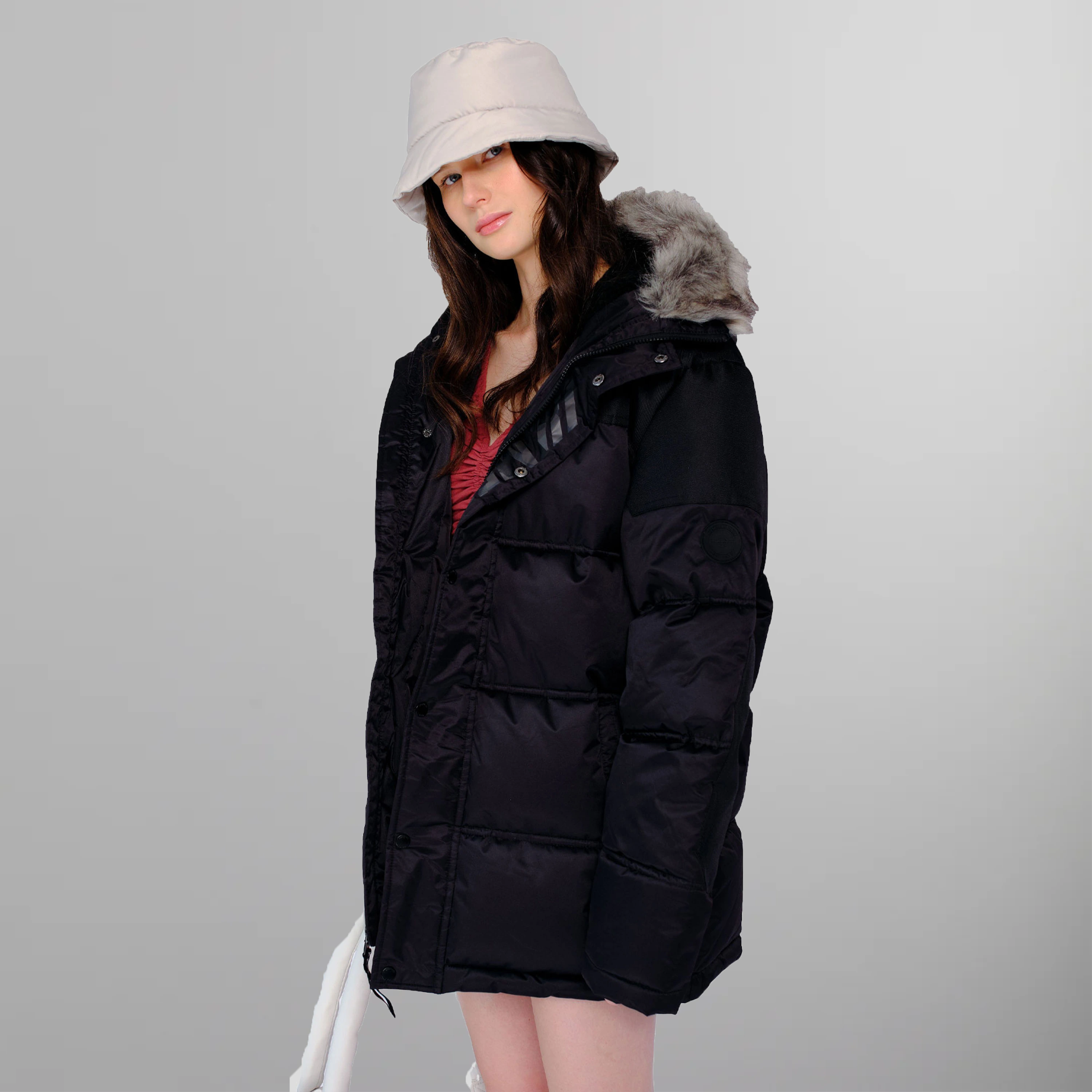 Women's Heavy Snorkel Oversized Jacket - FINAL SALE Womens Jacket Members Only 