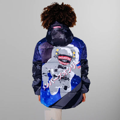 Women's Space Puffer Oversized Jacket - FINAL SALE Womens Jacket Members Only Black Small 