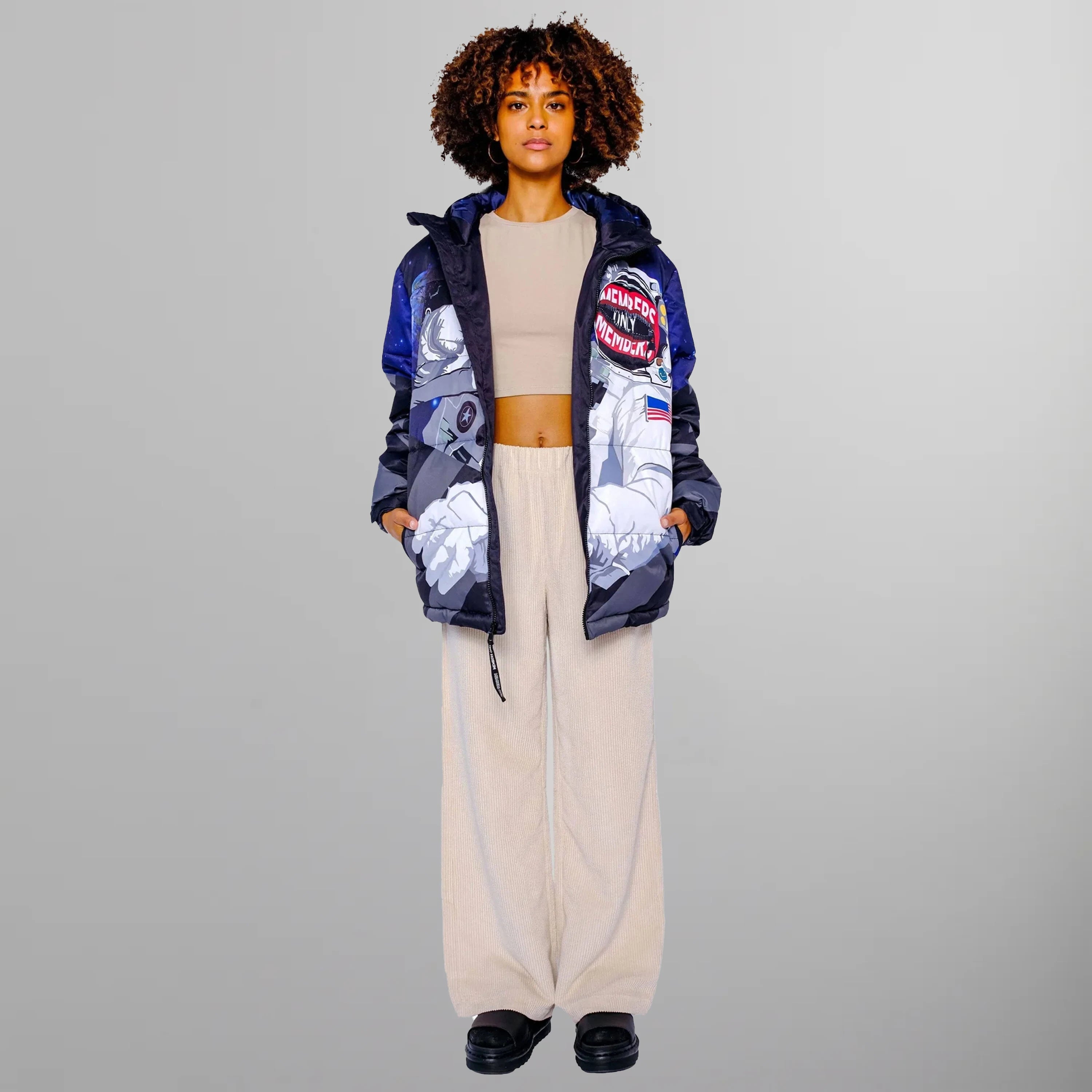 Women's Space Puffer Oversized Jacket - FINAL SALE Womens Jacket Members Only 