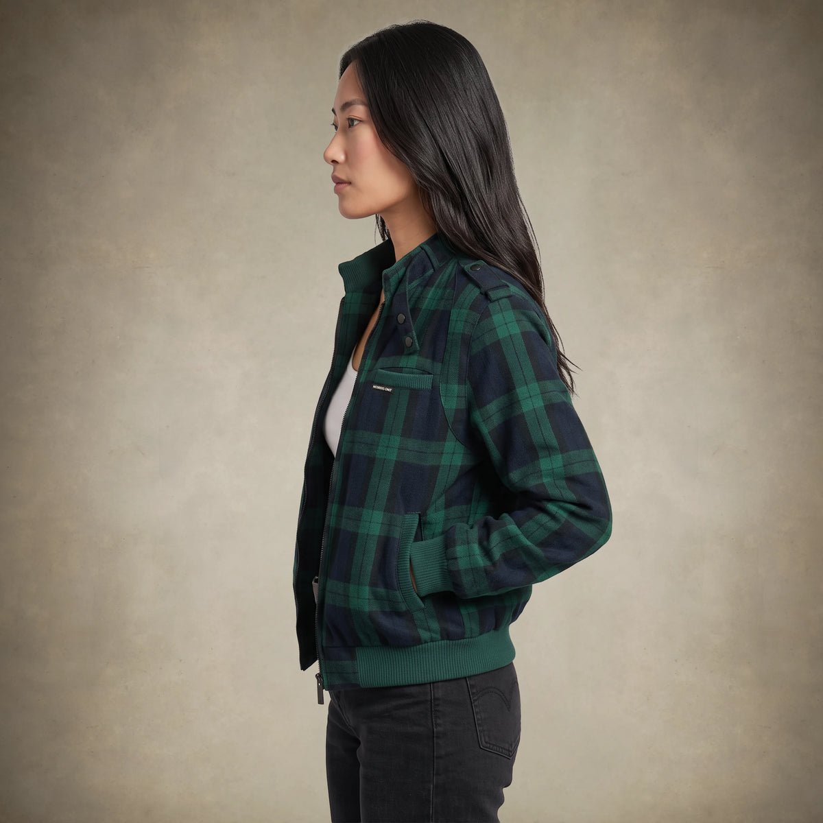 Women's Oversized Wool Iconic Racer Jacket