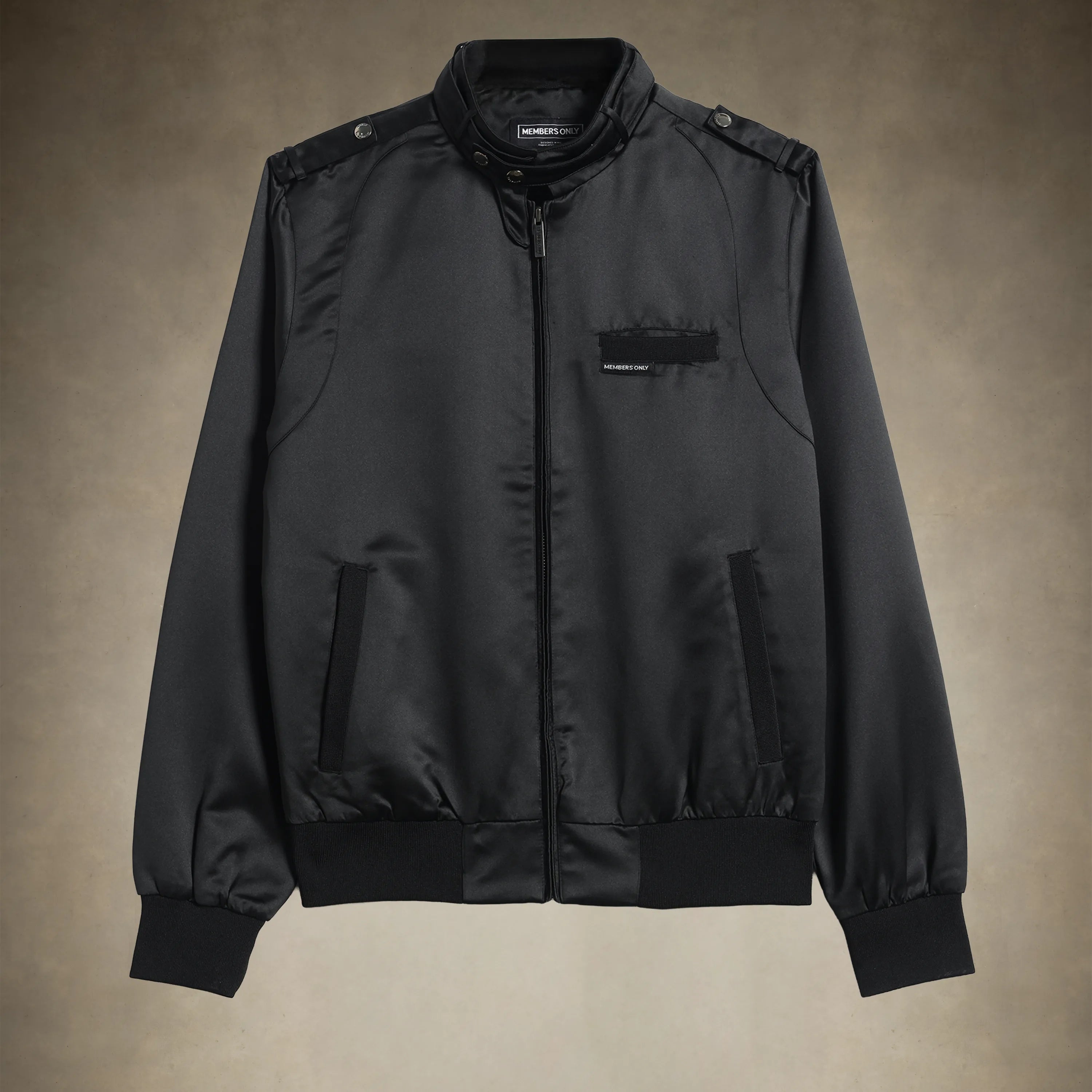 Men's Classic Satin Iconic Racer Jacket