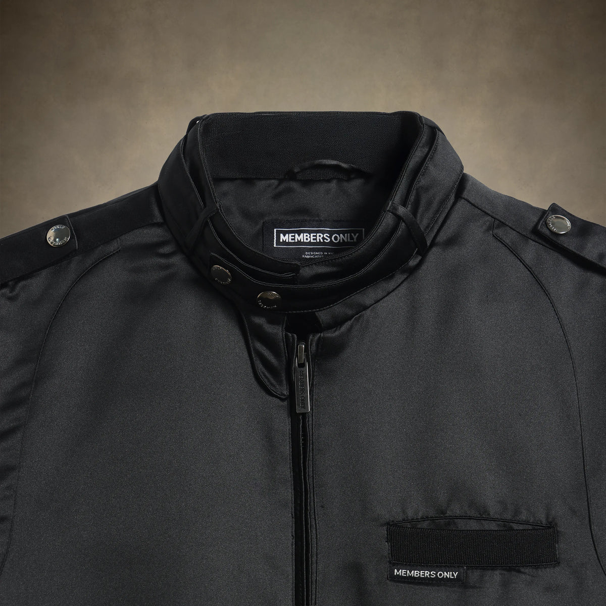Men's Classic Satin Iconic Racer Jacket