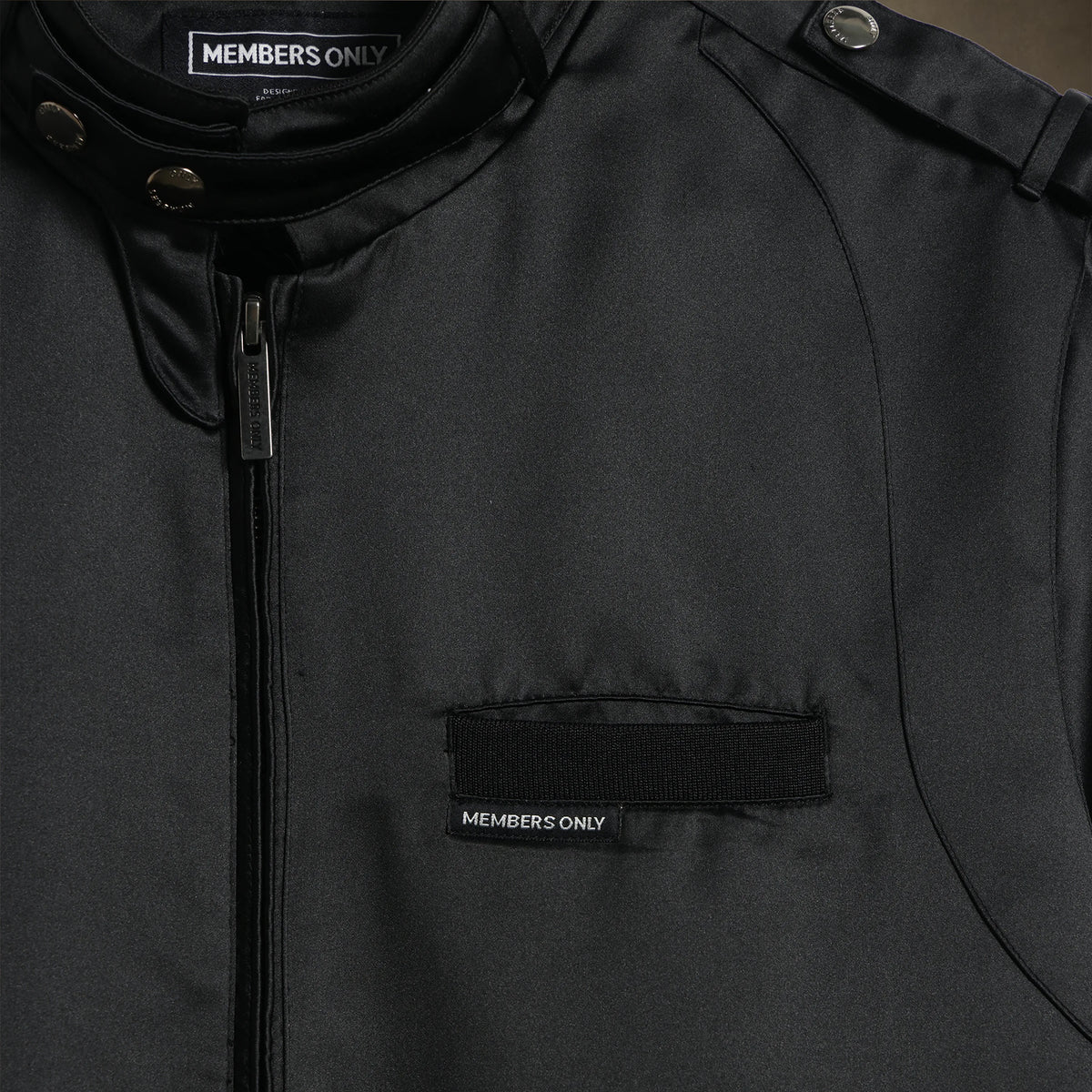 Men's Classic Satin Iconic Racer Jacket
