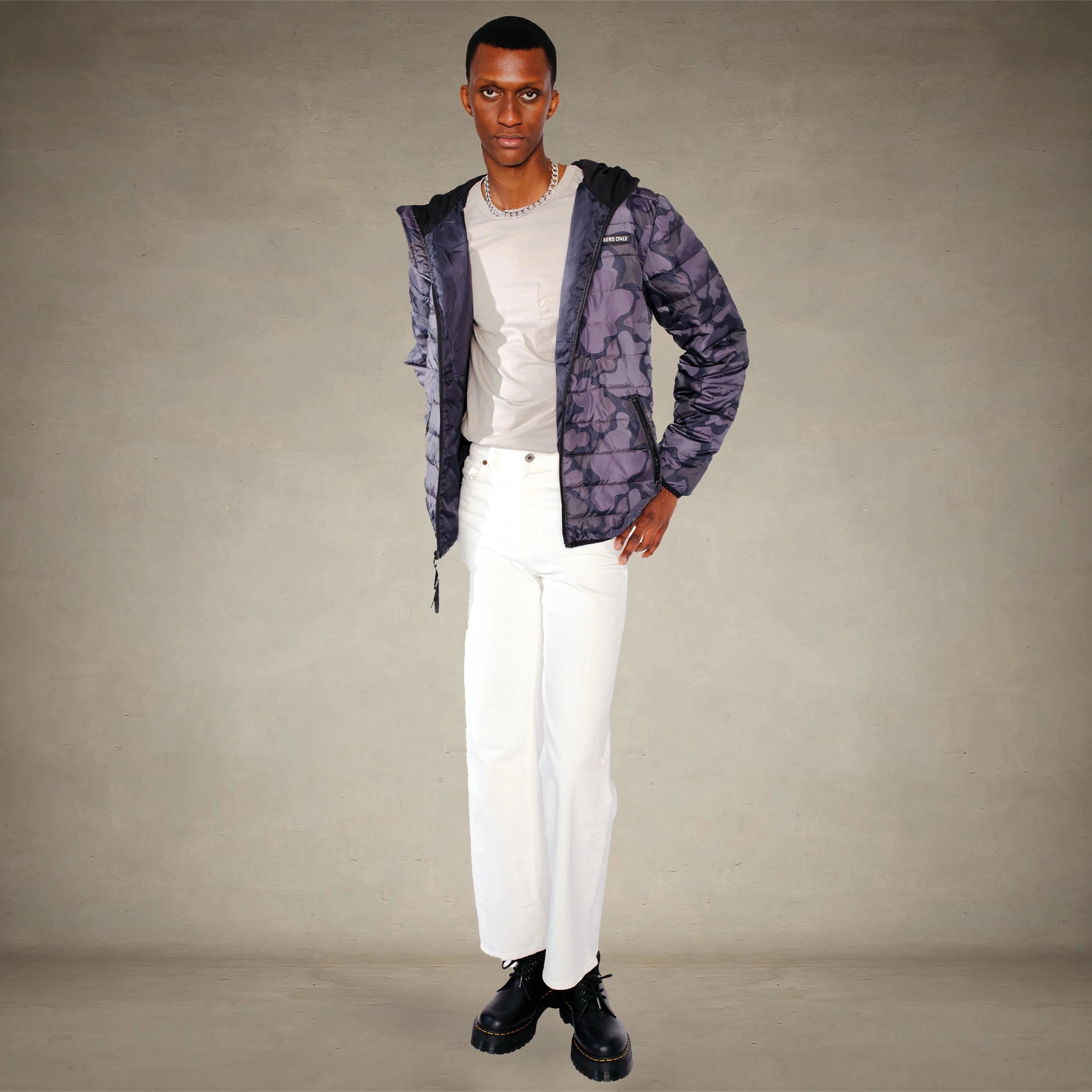 Men's Solid Packable Jacket - FINAL SALE Men's Jackets Members Only® 