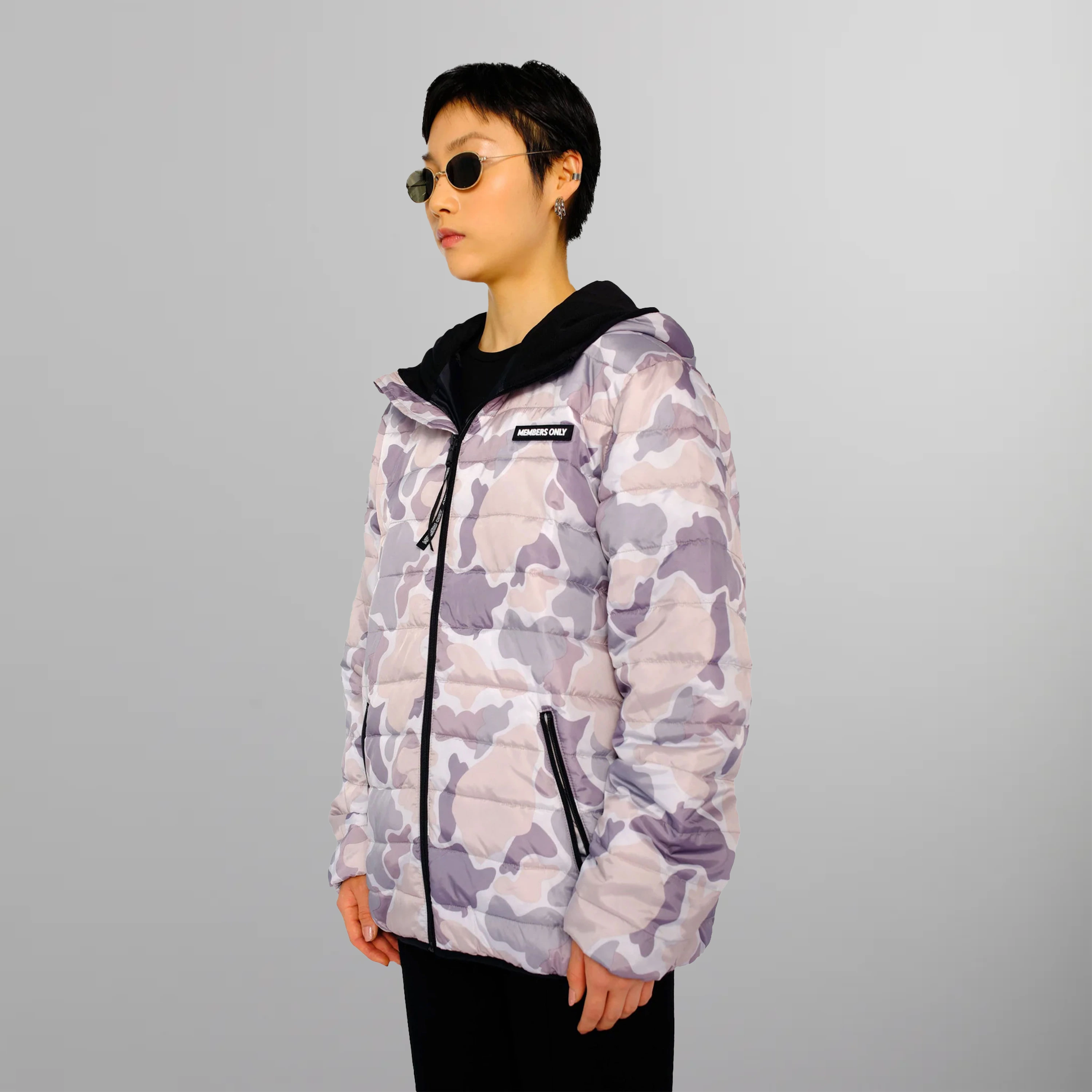 Women's Solid Packable Oversized Jacket - FINAL SALE Womens Jacket Members Only 