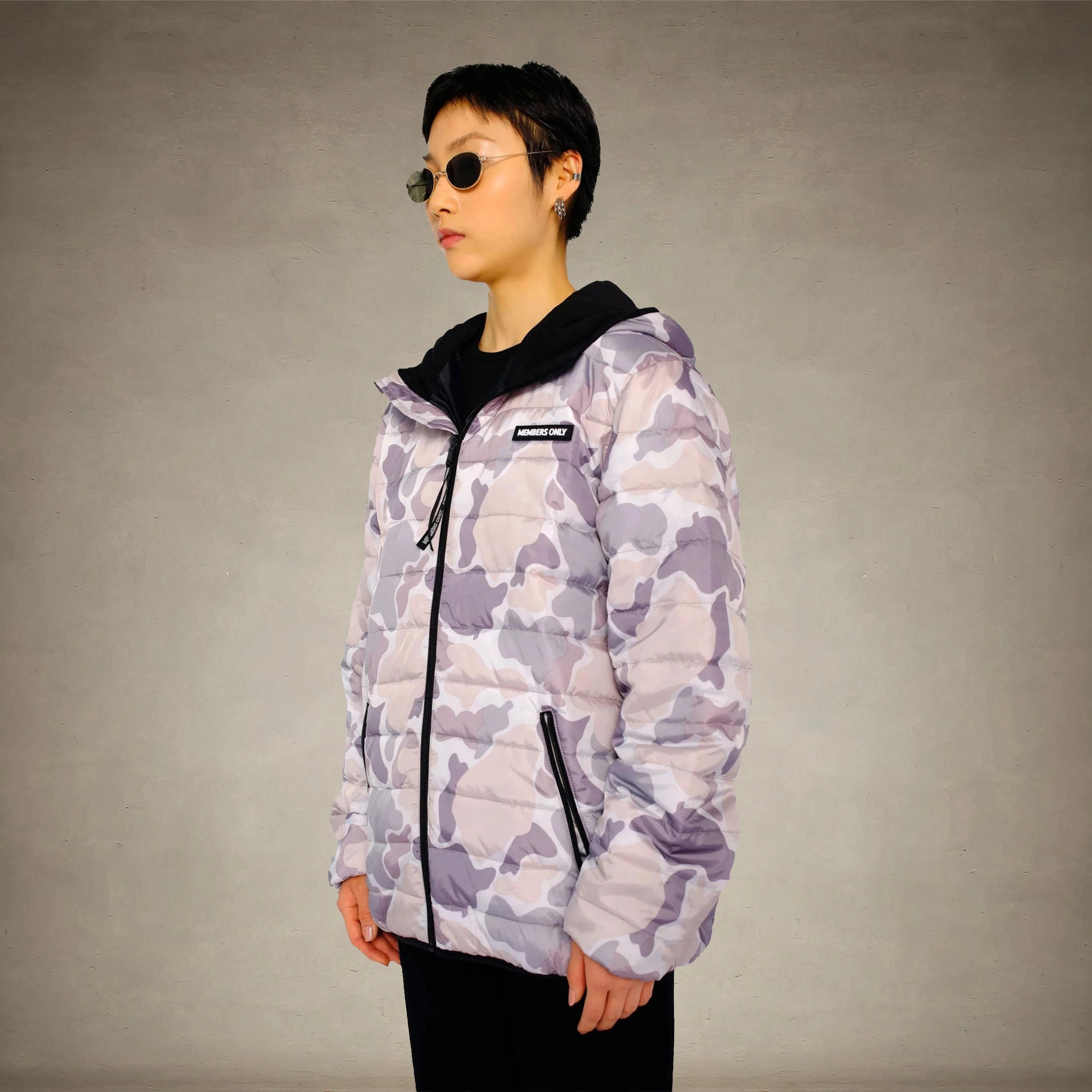 Women's Solid Packable Oversized Jacket - FINAL SALE Womens Jacket Members Only® 