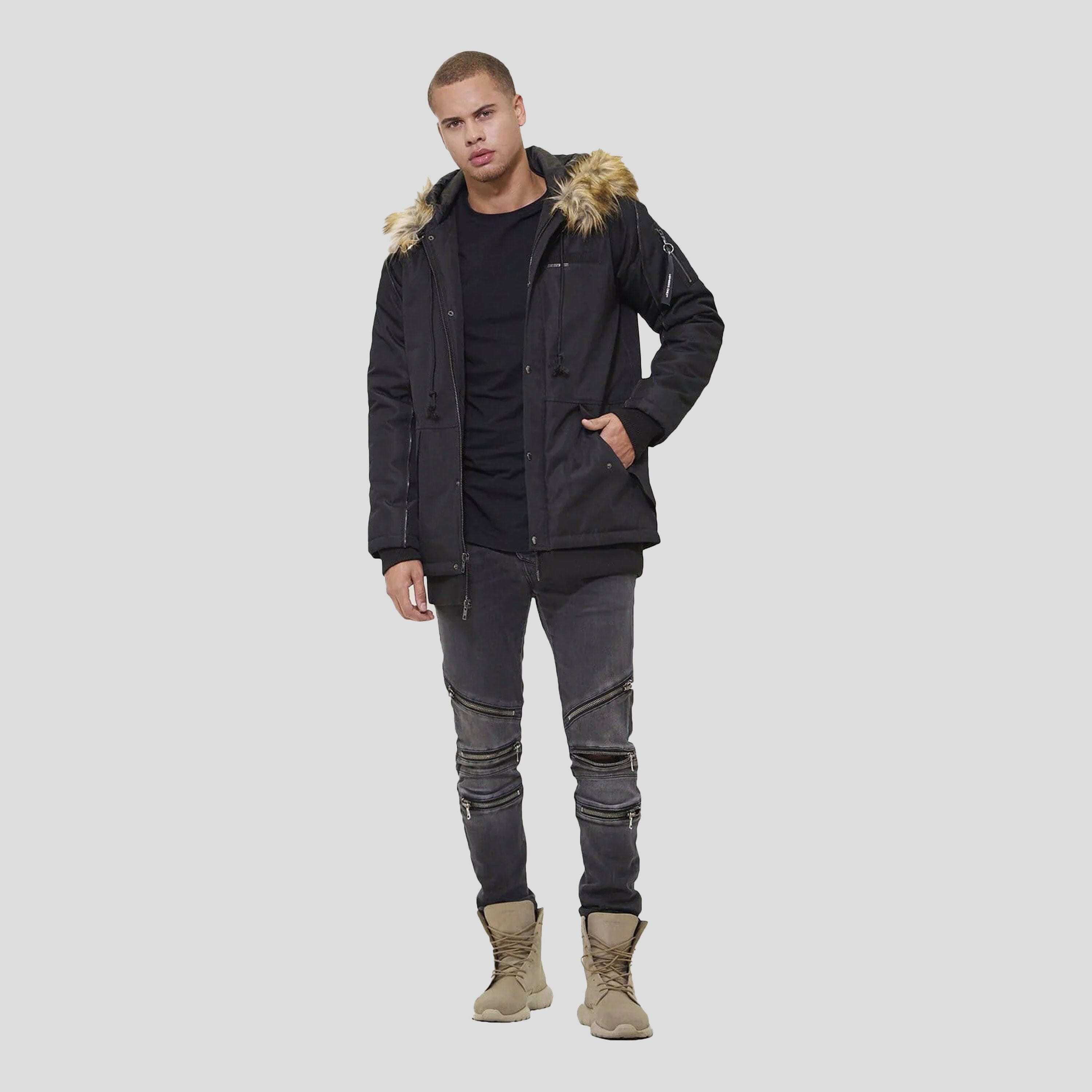 Men's Oxford Snorkel Parka Jacket - FINAL SALE Men's Jackets Members Only 