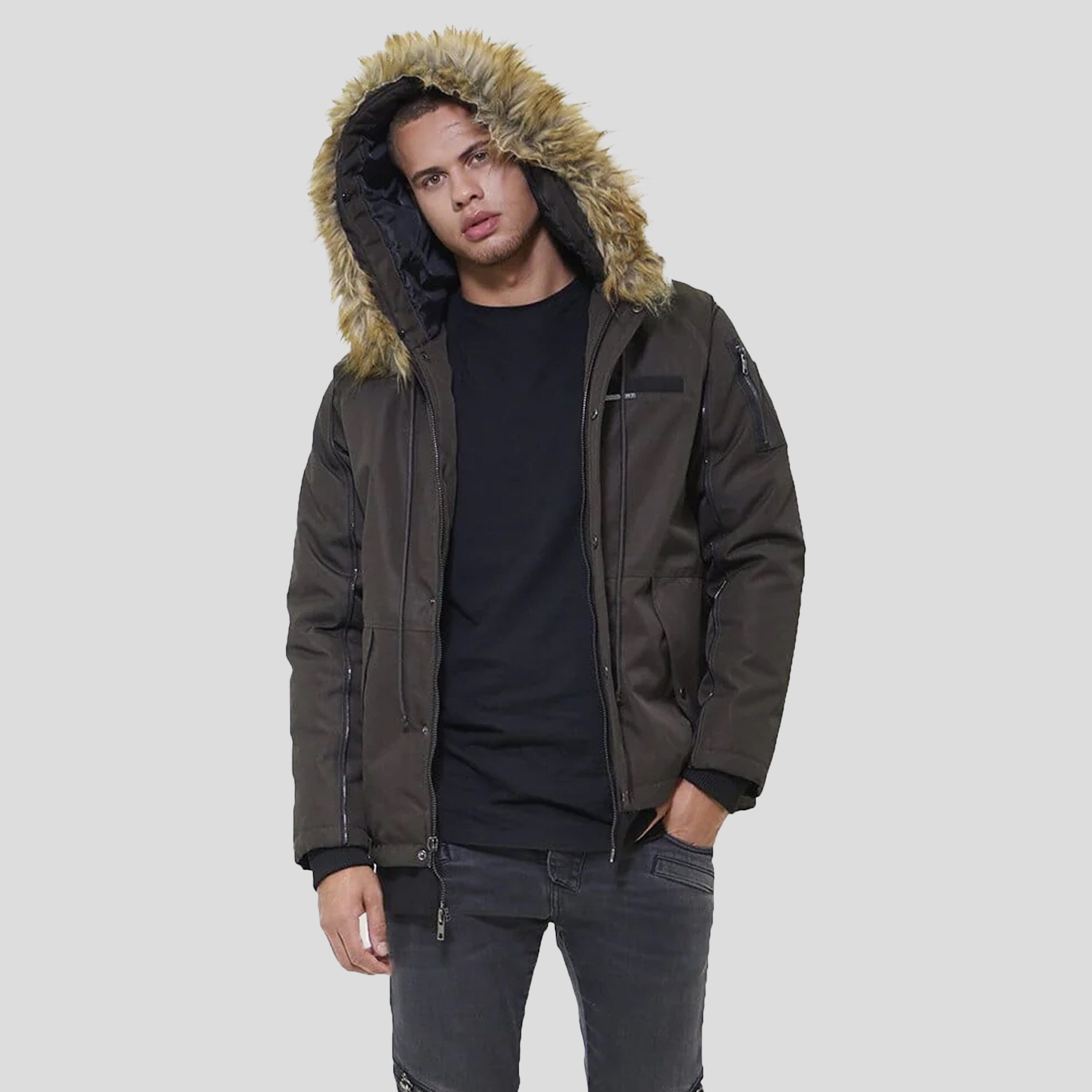 Men's Oxford Snorkel Parka Jacket | Members Only – Members Only®