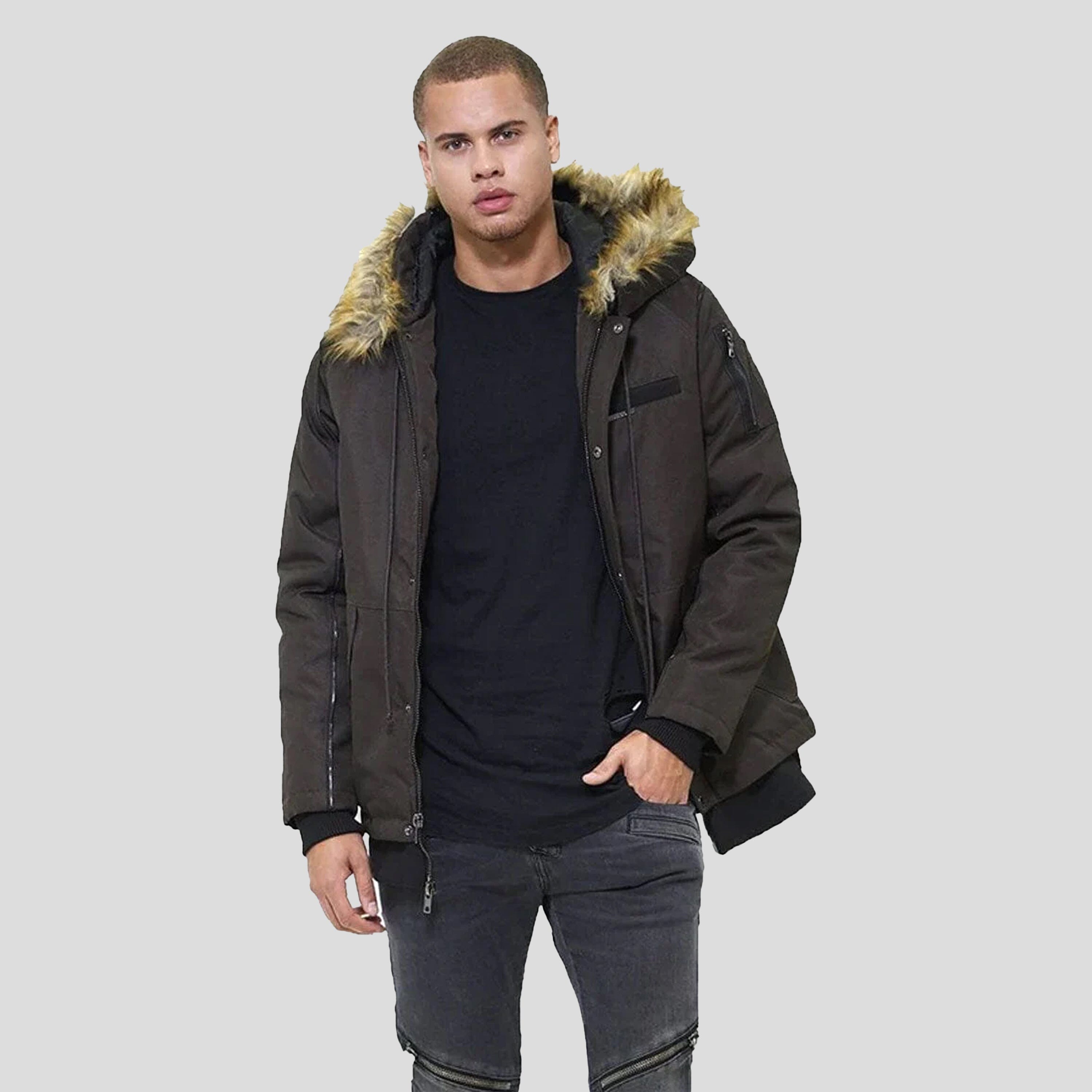 Men's Oxford Snorkel Parka Jacket - FINAL SALE Men's Jackets Members Only 