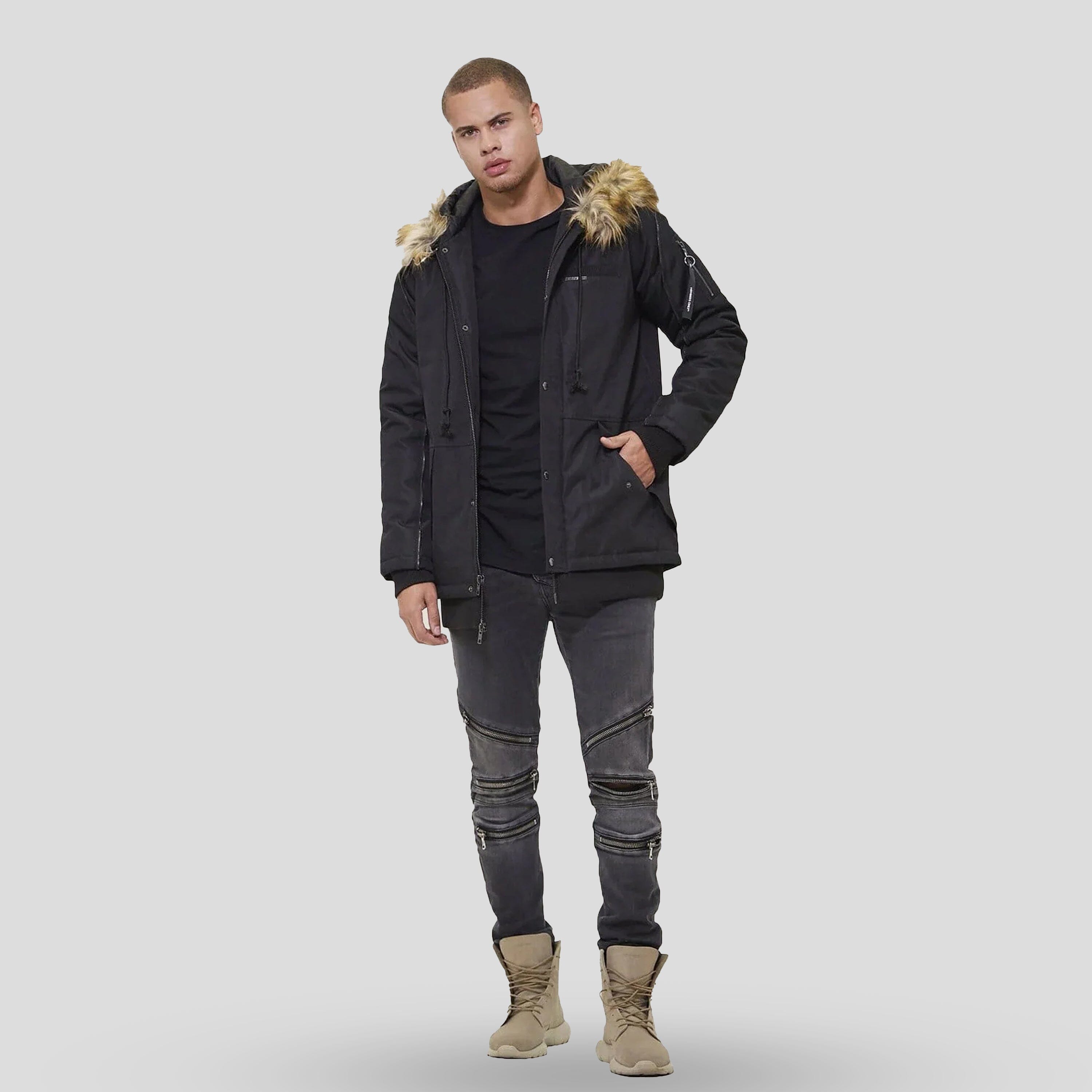 Men's Oxford Snorkel Parka Jacket | Members Only – Members Only®