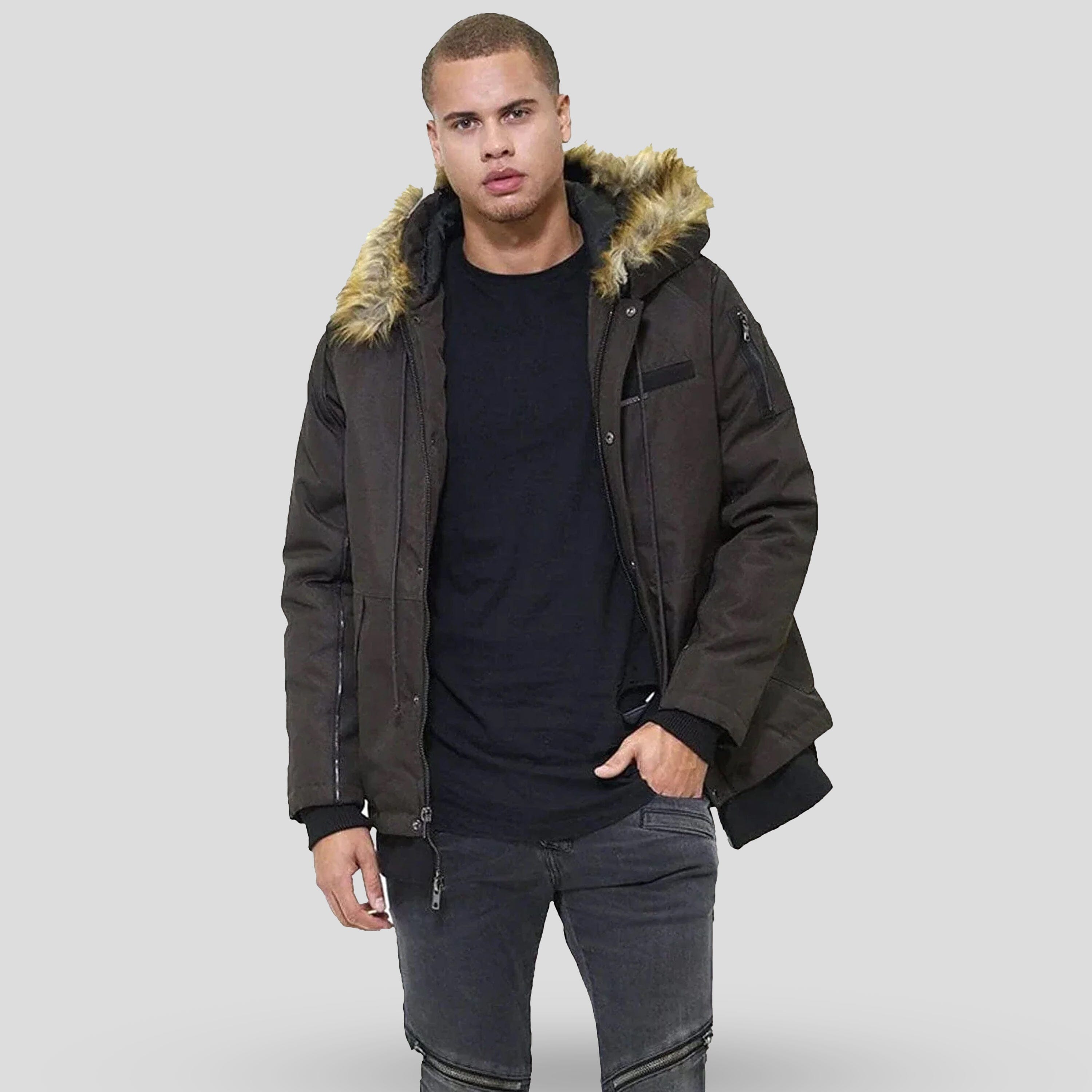 Men's Oxford Snorkel Parka Jacket - FINAL SALE Men's Jackets Members Only 