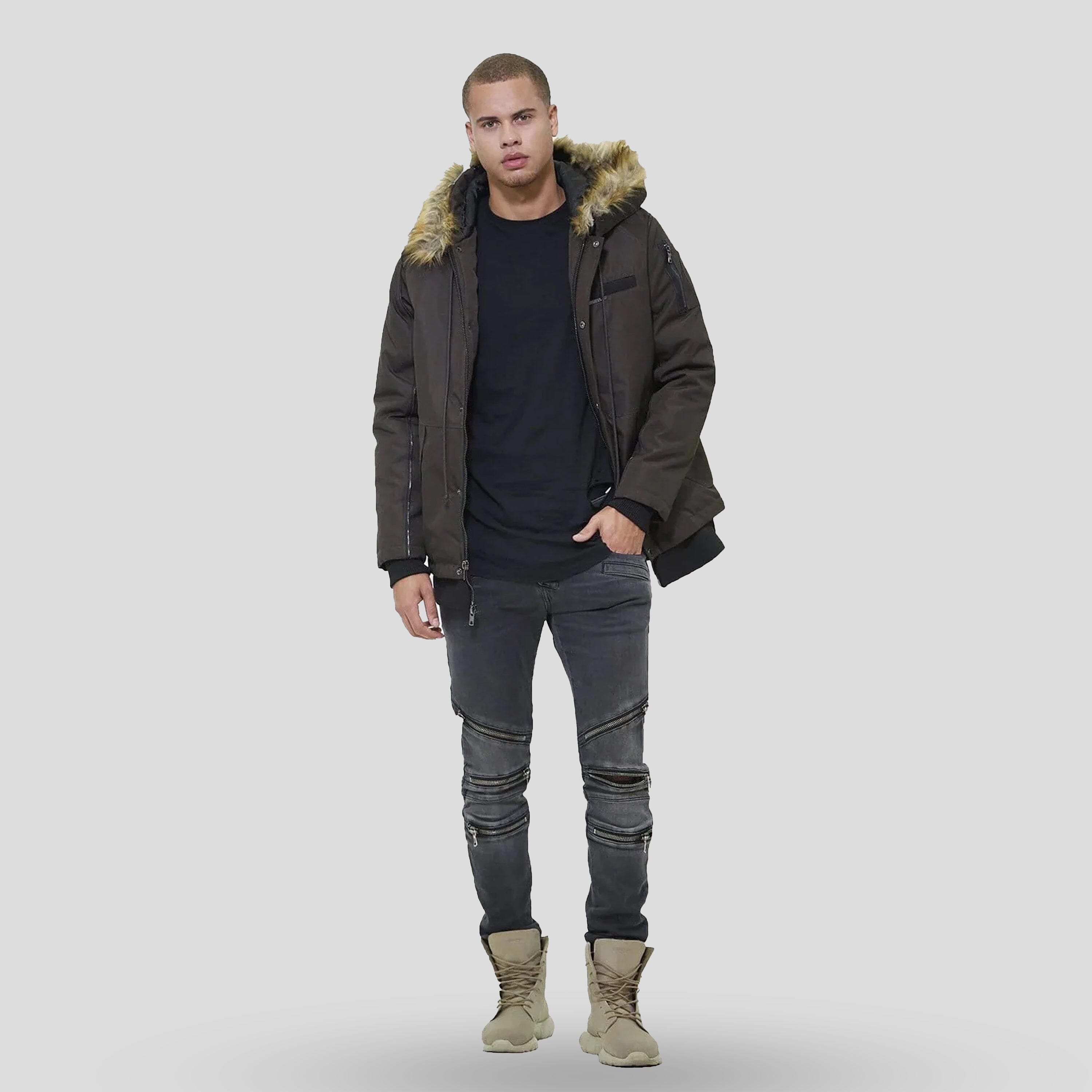 Men's Oxford Snorkel Parka Jacket - FINAL SALE Men's Jackets Members Only 