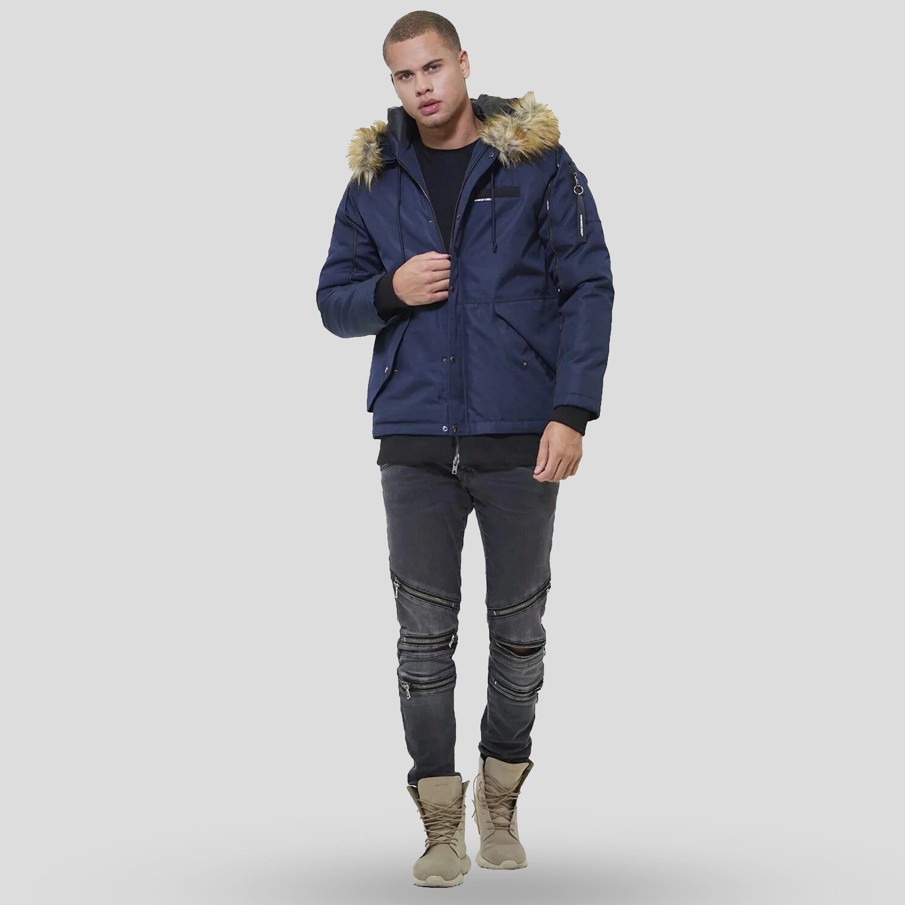 Men's Oxford Snorkel Parka Jacket - FINAL SALE Men's Jackets Members Only 