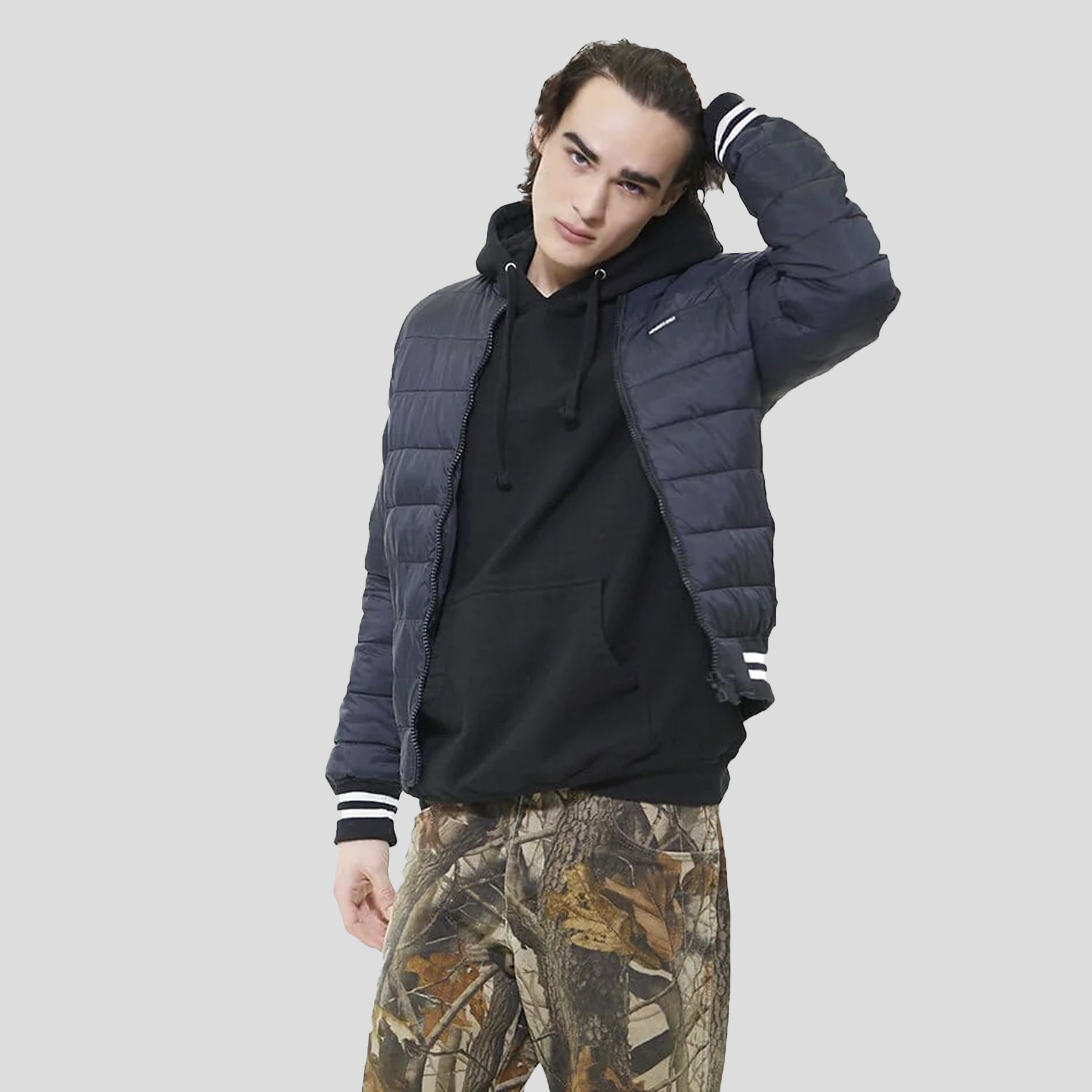 Men's Varsity Puffer Jacket - FINAL SALE Men's Jackets Members Only 