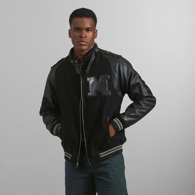 Men's Varsity Jacket Men's Iconic Jacket Members Only Black Small 